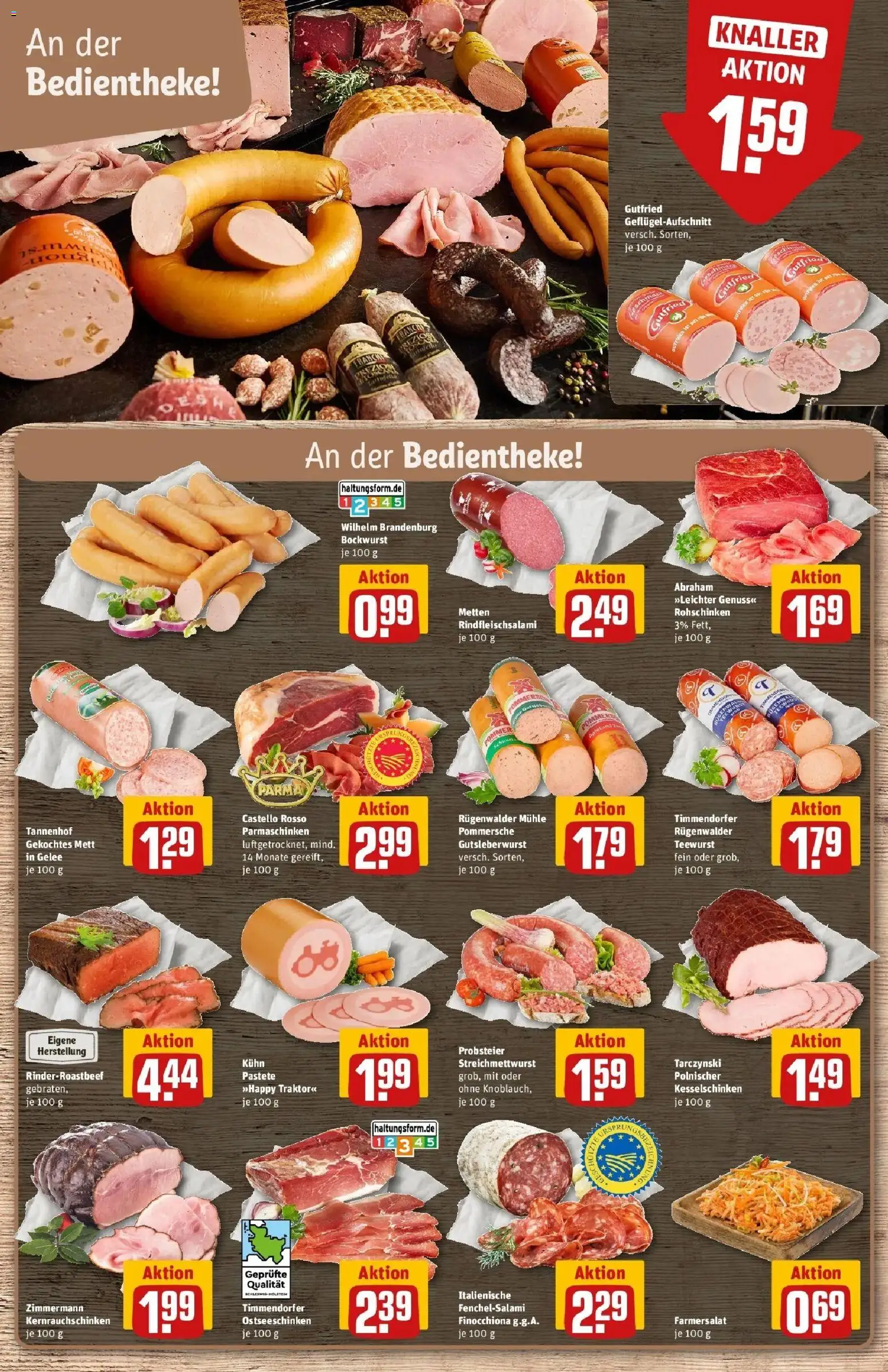REWE Prospekt ab 10.08.2026 zum Blättern » Angebote | Seite: 8 | Produkte: Bockwurst, Mühle