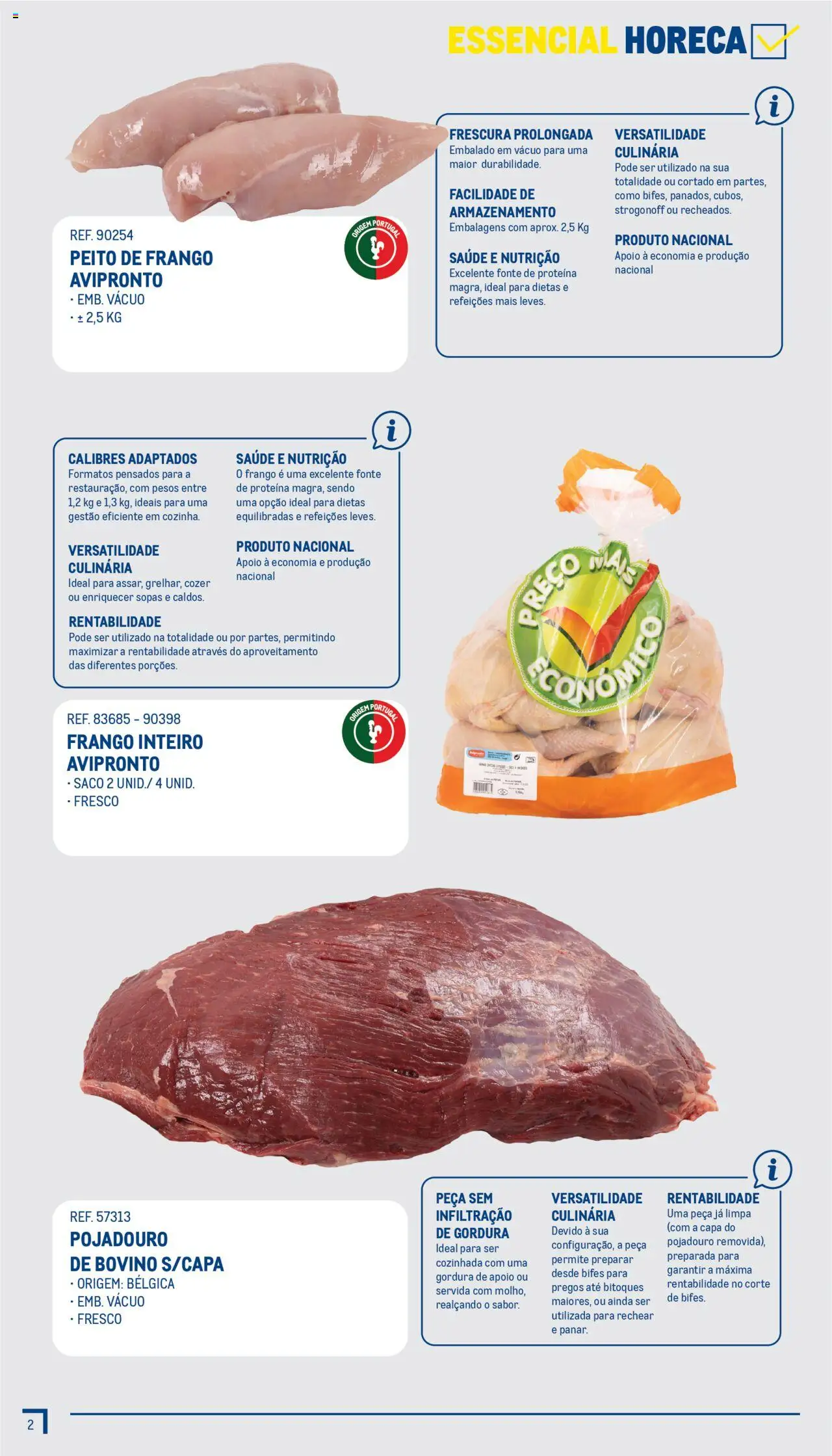 Makro - Guia Essenciais │ válido de 01/07/2025 | Página: 3 | Produtos: Sopas, Peito de frango, Frango inteiro, Pesos