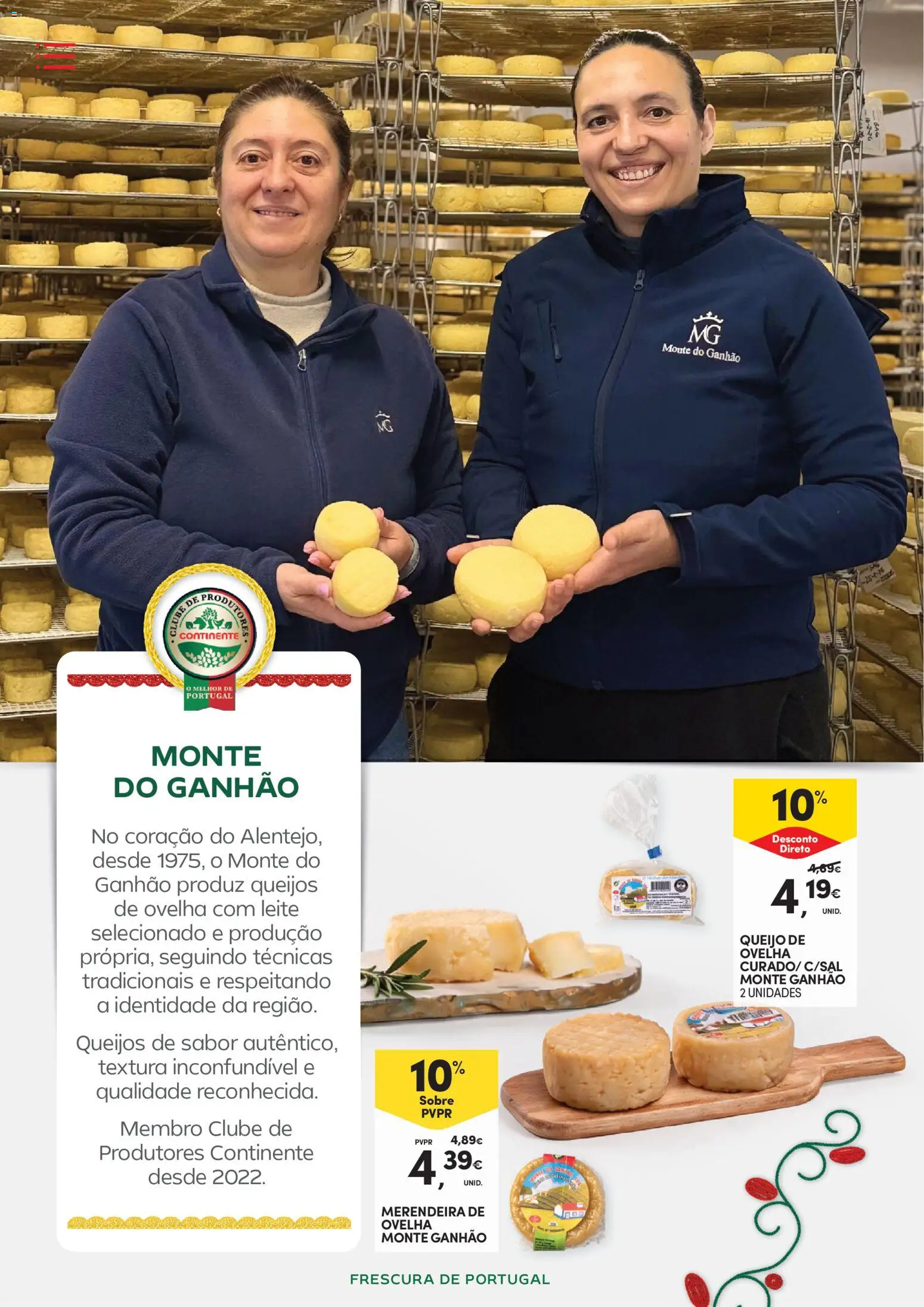 Continente - Frescura de Portugal Direto da origem │ válido de 05.05.2026 | Página: 22 | Produtos: Leite, Queijo