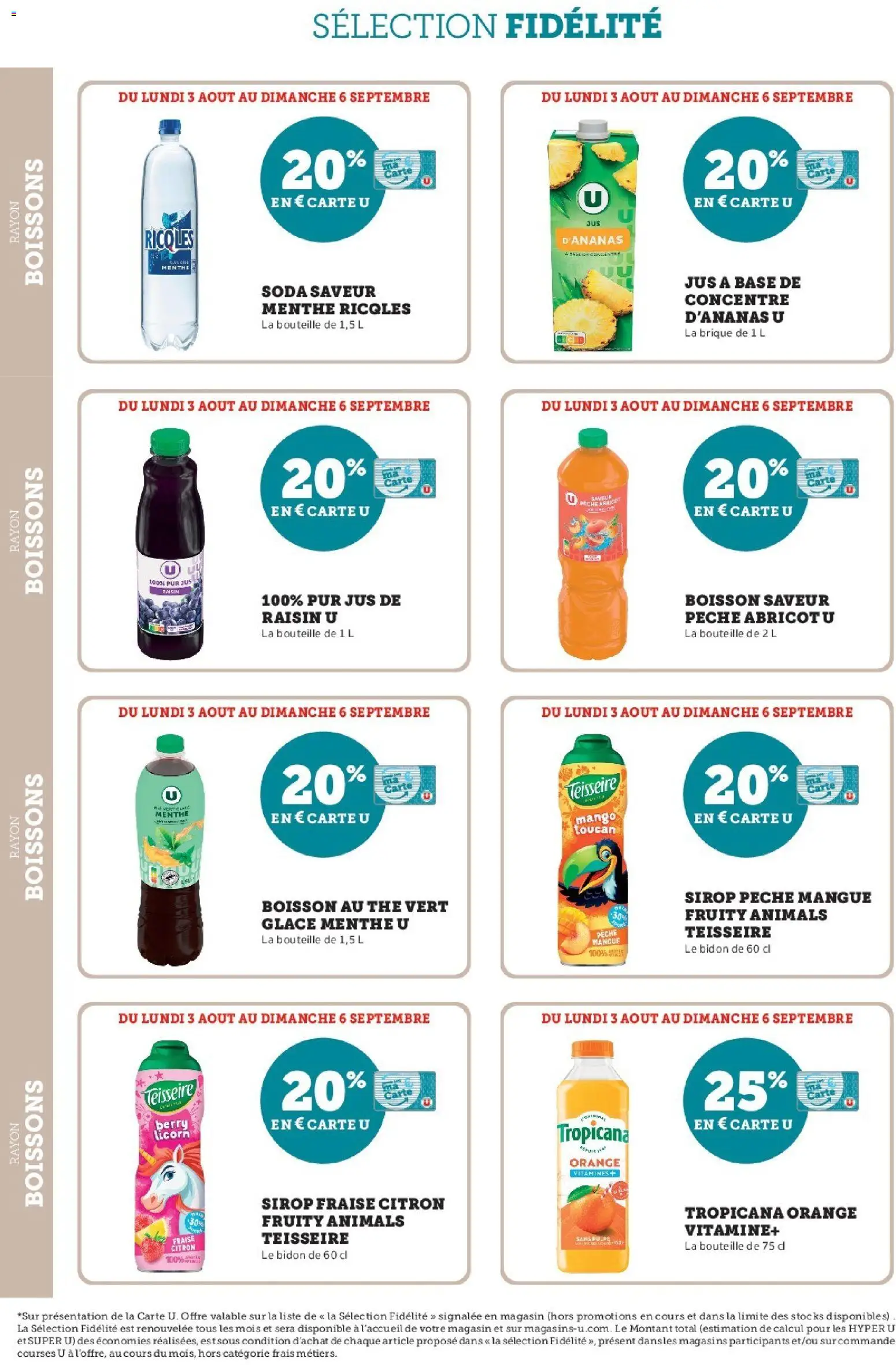 {H1} | Page: 30 | Produits: Fraise, Pêche, Raisin, Jus