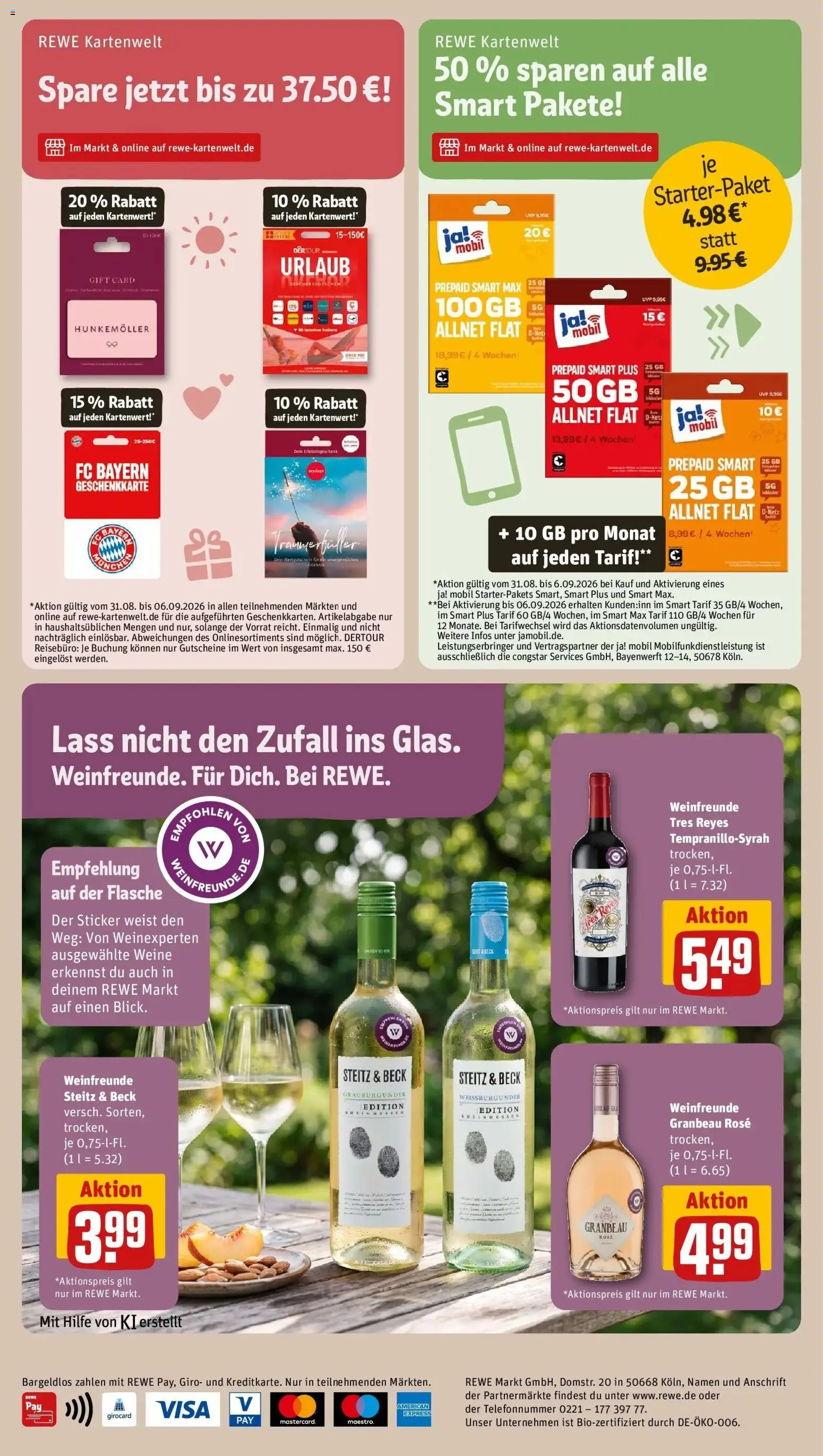 REWE Prospekt ab 31.08.2026 zum Blättern » Angebote | Seite: 26