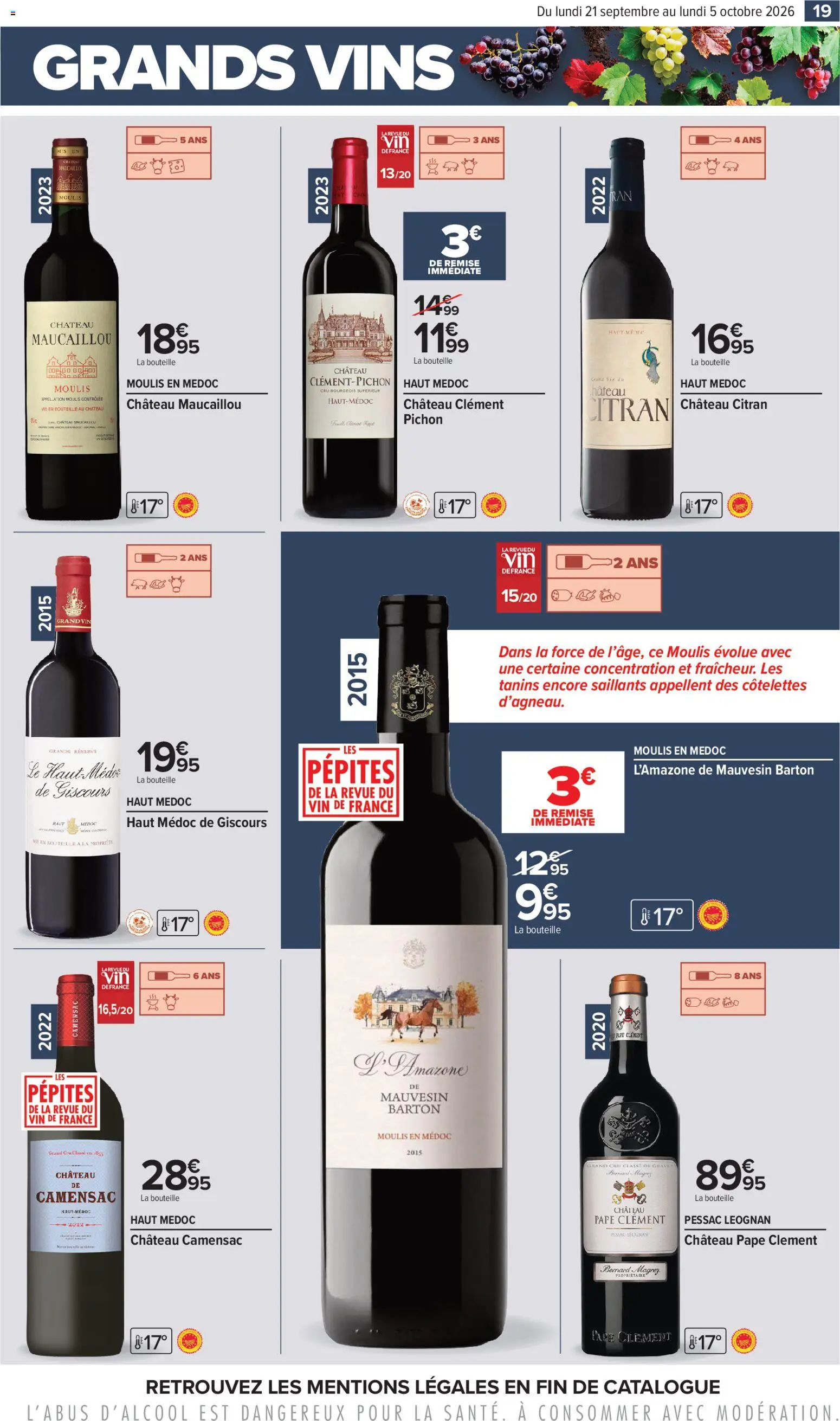 {H1} | Page: 19 | Produits: Bouteille, Vin