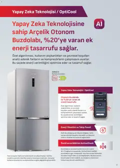 01 Ağustos 2026 tarihinden itibaren geçerli olan Arçelik kataloğu önizlemesi | Sayfa: 12 | Ürünler: Buzdolabı, Fan