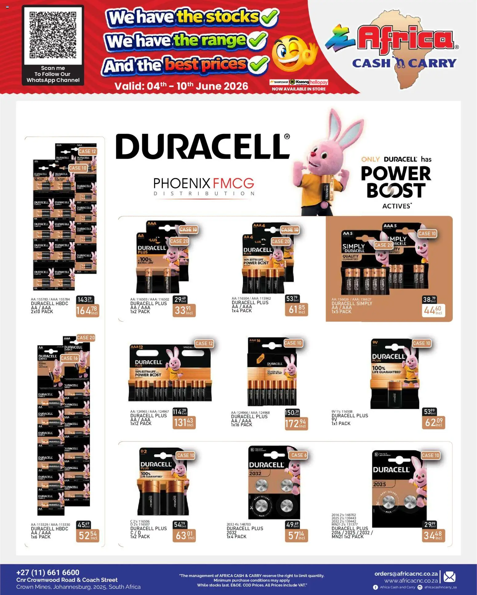 New Africa Cash & Carry catalogue – valid from 04.06.2026 | Page: 68 | Products: Case