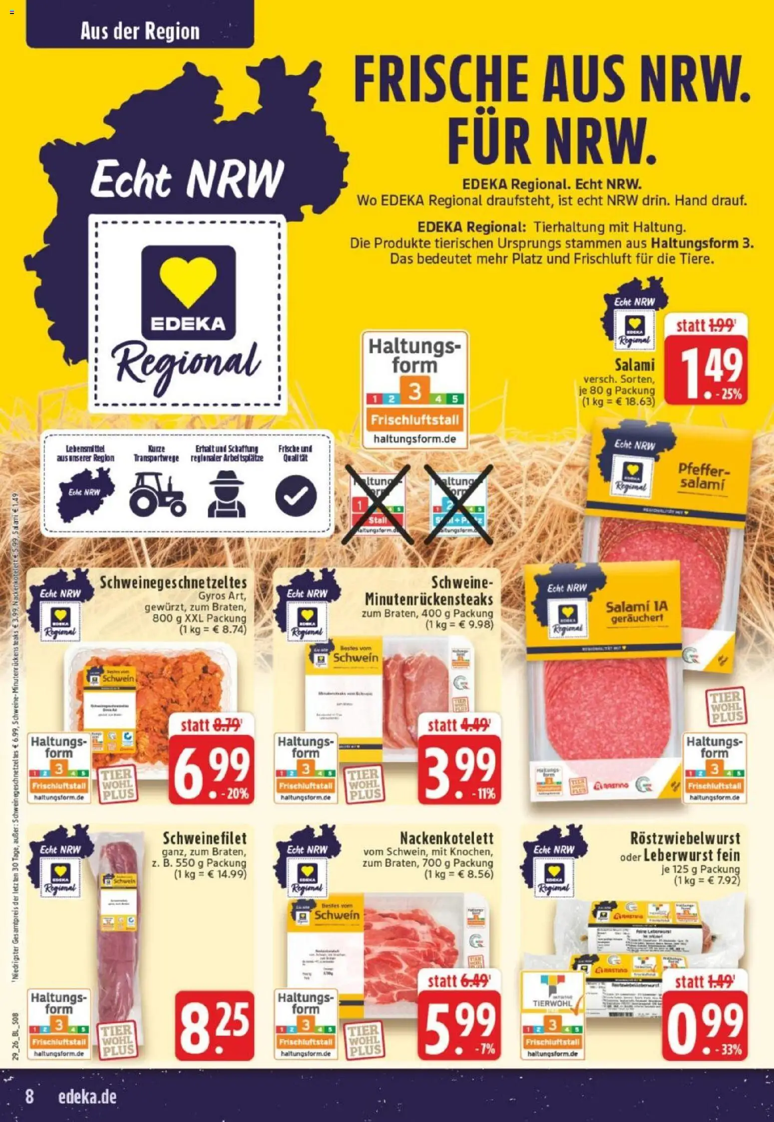 Edeka Prospekt Wegner – gültig ab 13.07.2026 | Seite: 8