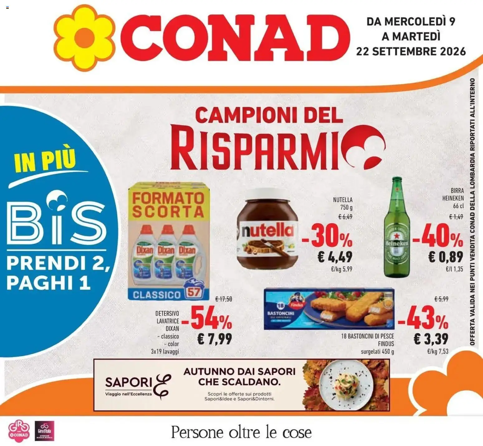 Volantino Conad dal 09/09/2026 > Anteprima | Pagina: 1