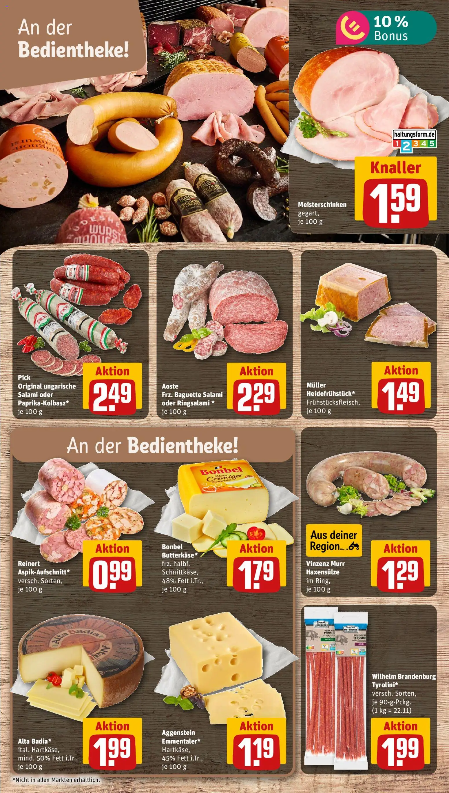 {H1} | Pagina: 7 | Producten: Salami, Baguette