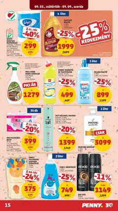AXE DEO, 3-féle, 150 ml, 7660 Ft/liter - amely érvényes a következő dátumtól: 2026.09.03. | Oldal: 15