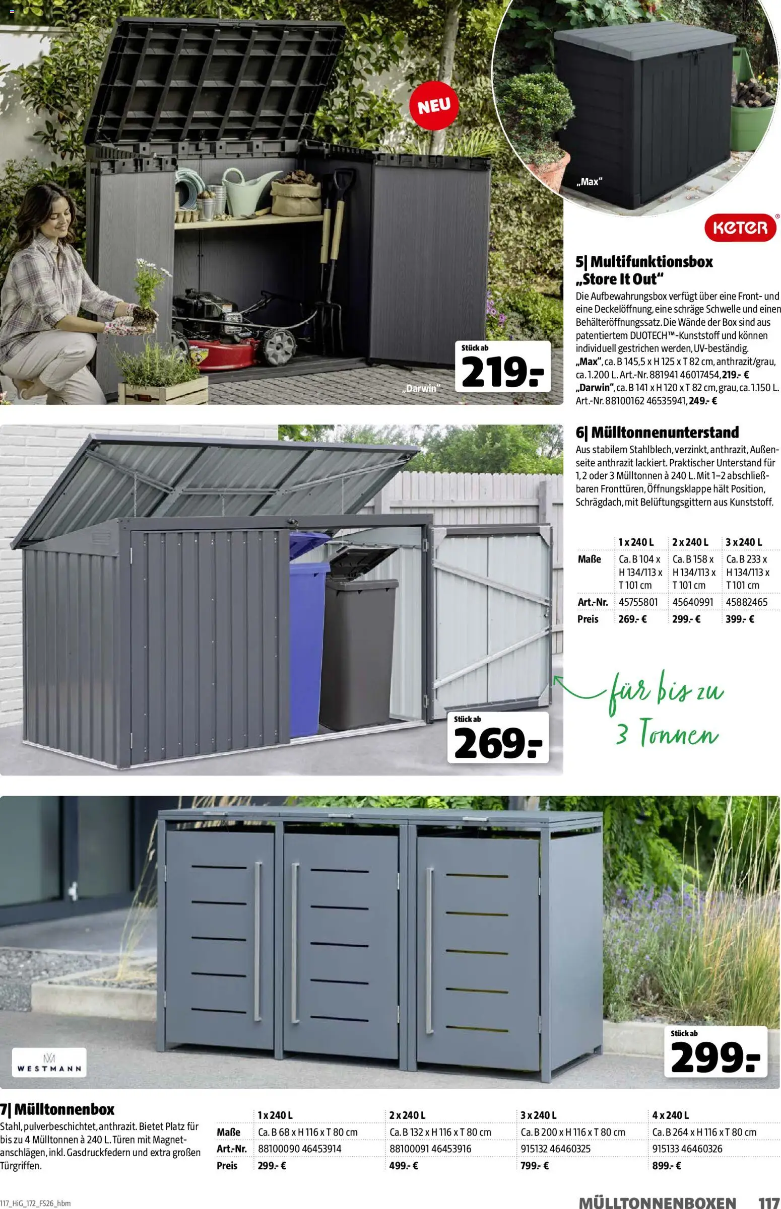 Hagebau Gartengestaltungsortiment – gültig ab 02.03.2026 | Seite: 117 | Produkte: Box