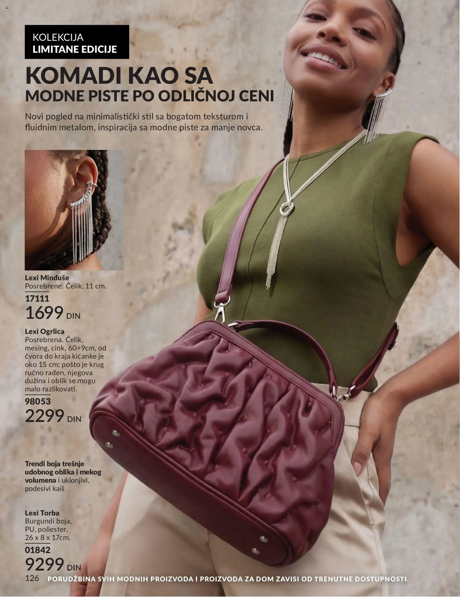 AVON katalog - važi od 01.08.2026 | Strana: 126 | Proizvode: Kaiš, Torba