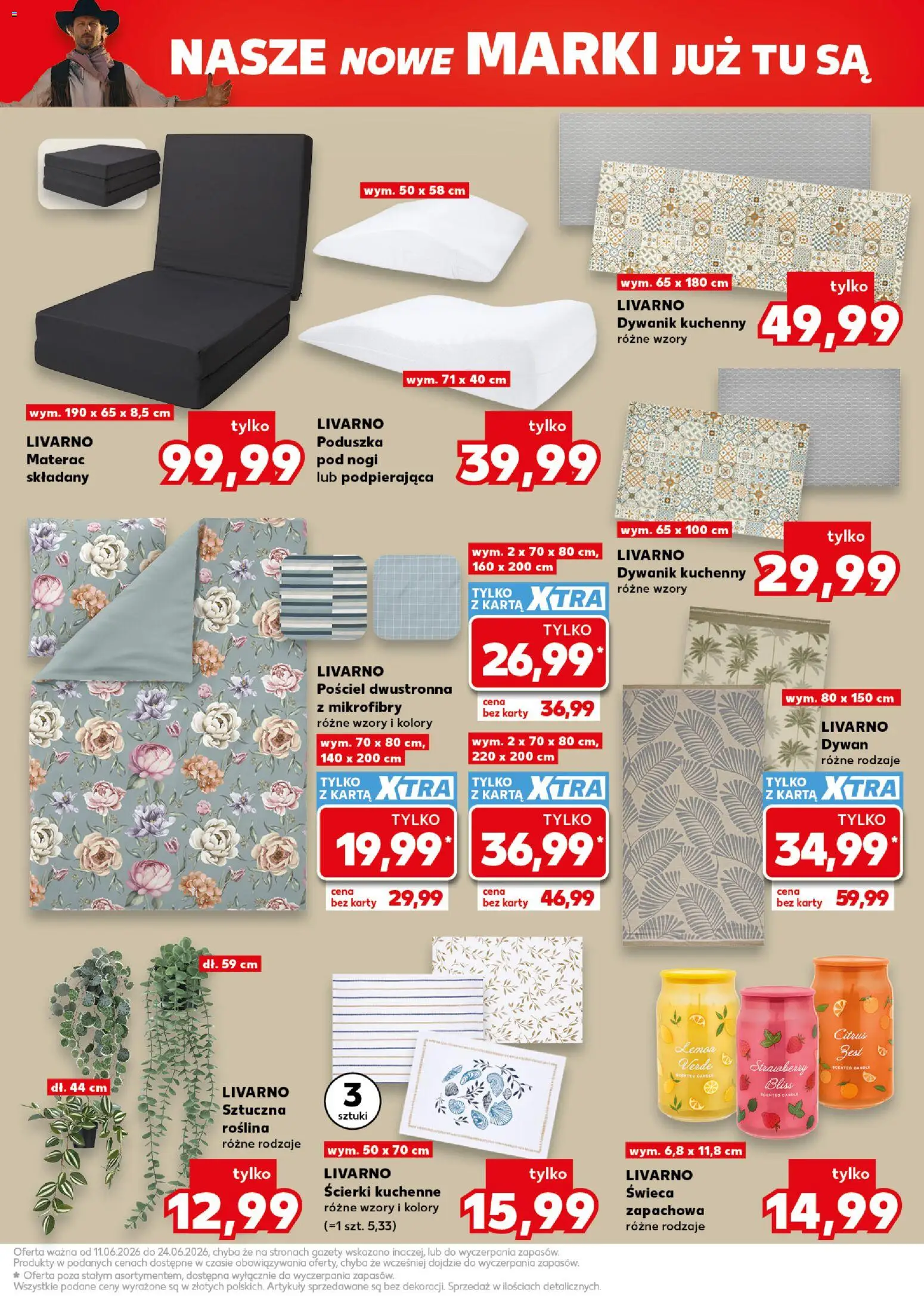 Kaufland Polsko leták - Nowe marki od 11.06.2026 | Strana: 7 | Produkty: Karty