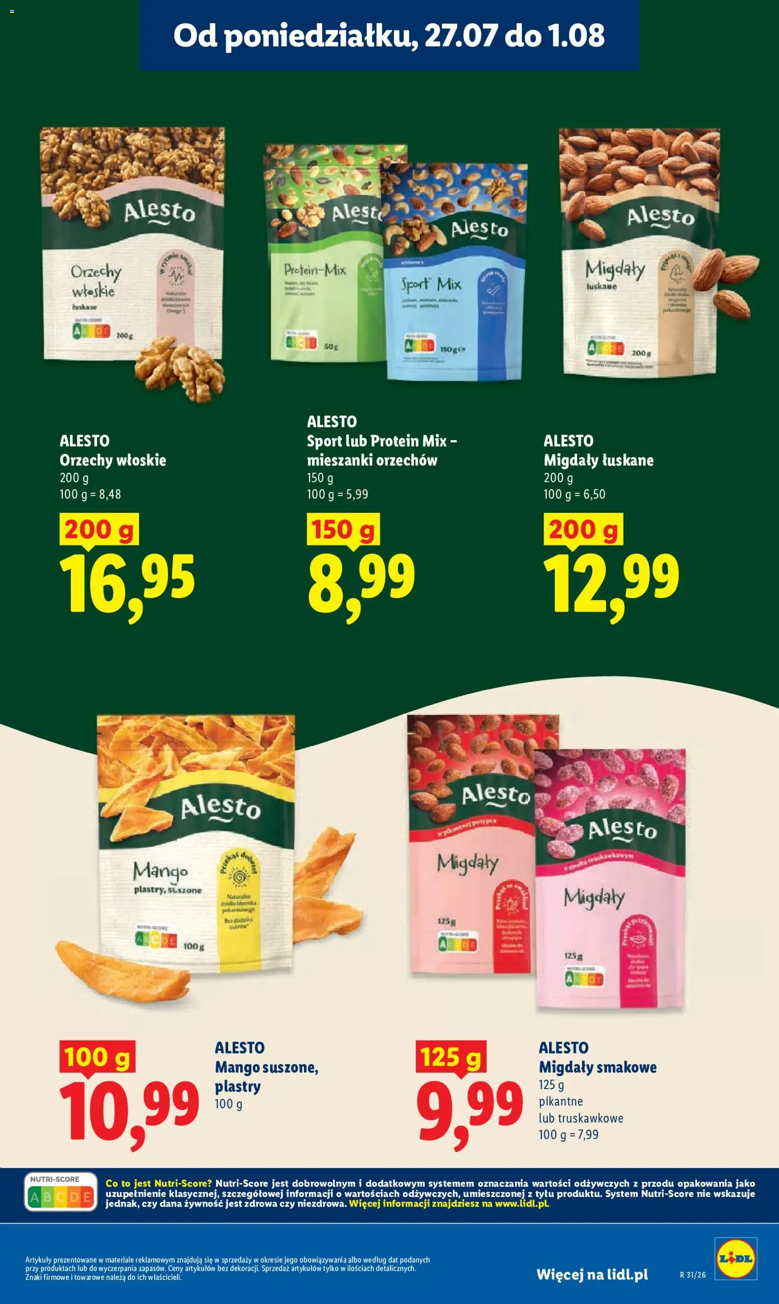 Lidl Polsko leták od 30.07.2026 | Strana: 33 | Produkty: Mango, Protein