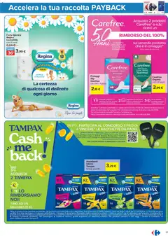 Anteprima del volantino Carrefour volantino Iper - Punti Sprint Payback valido a partire dal 16/06/2026 | Pagina: 17 | Prodotti: Carta igienica, Tè, Slip, Racchette