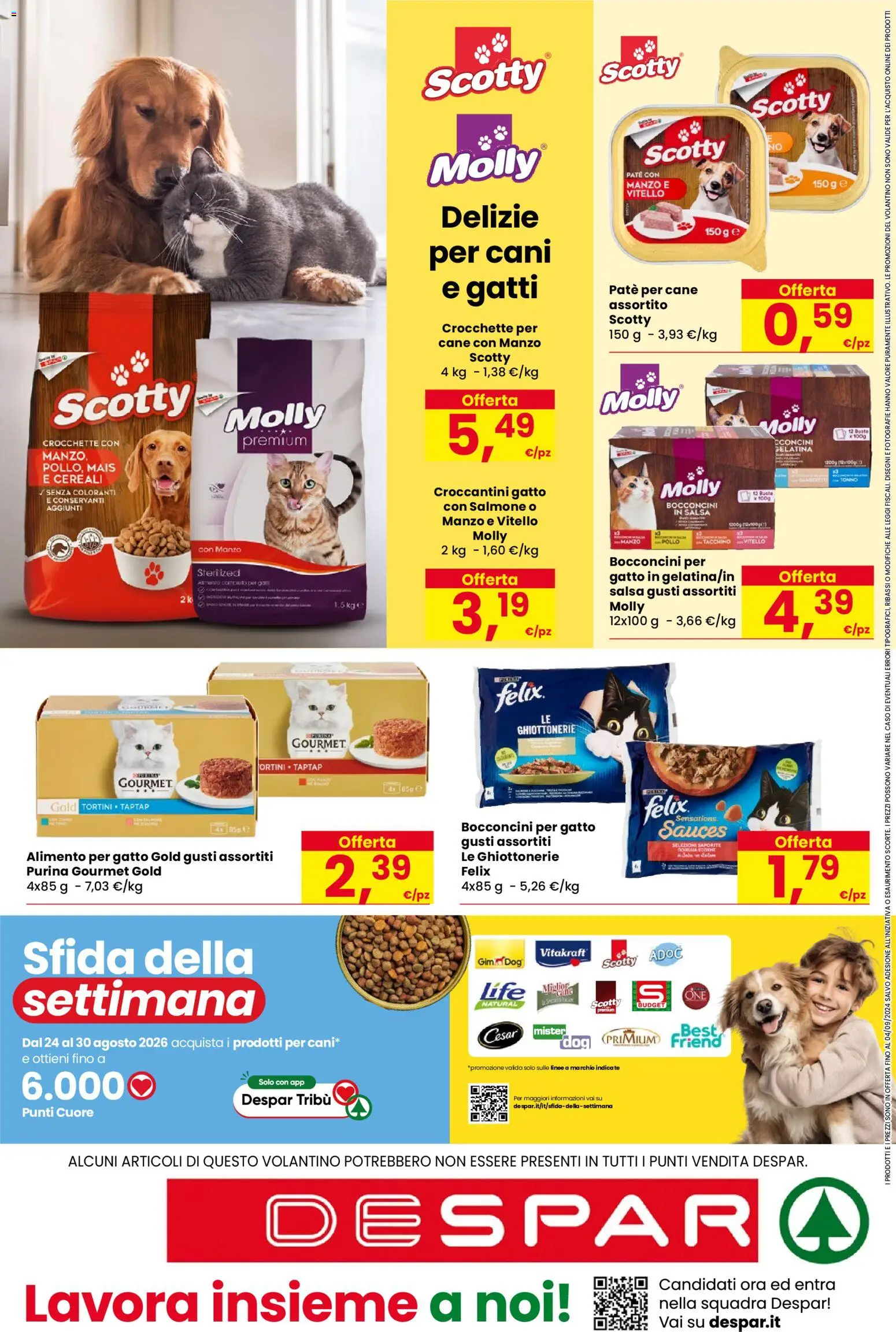 Volantino Despar del 20/08/2026 | Pagina: 16 | Prodotti: Paté, Cereali, Salsa, Tacchino