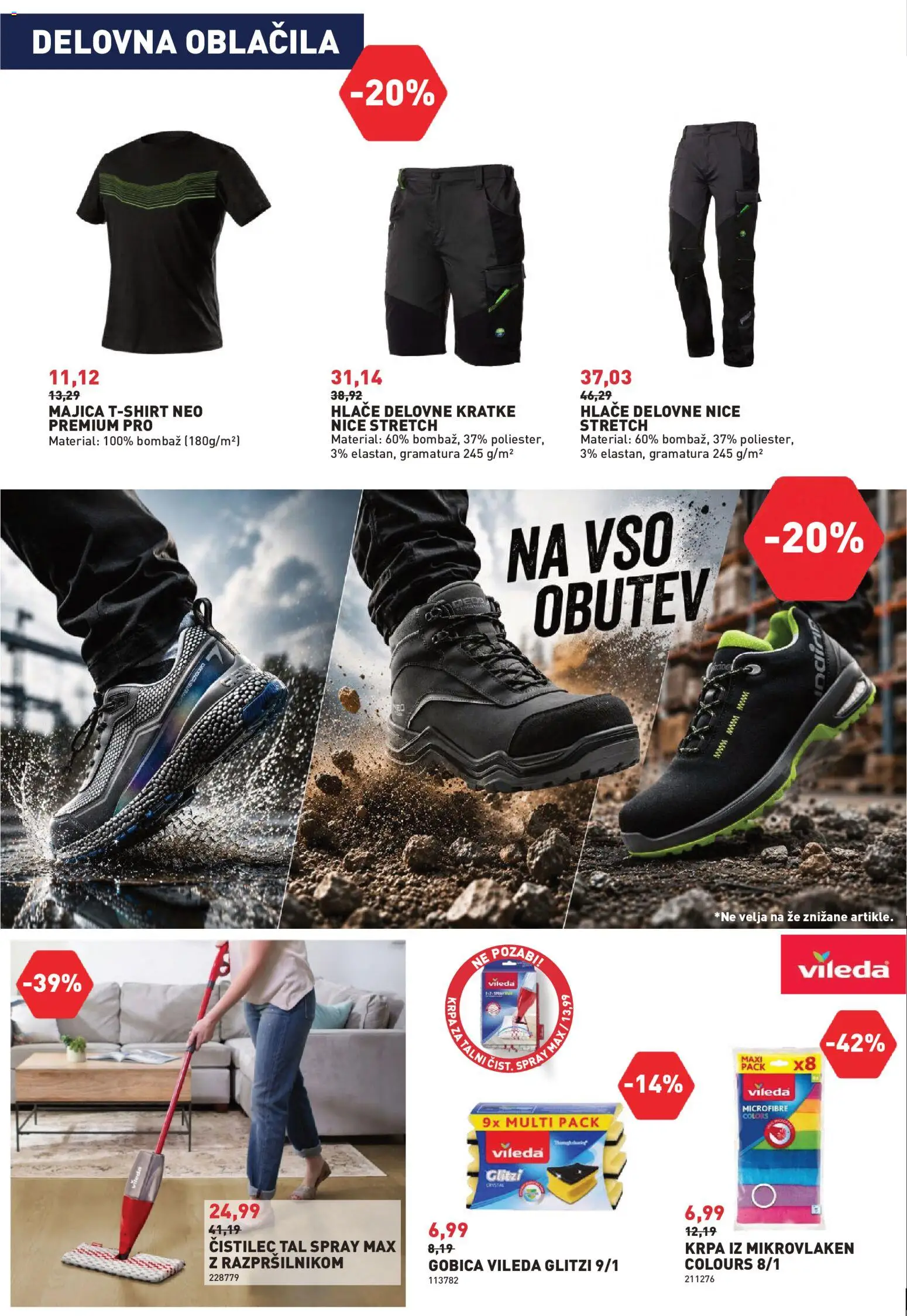 Novi Inpos katalog ponudbe – veljaven od 04.06.2026 | Stran: 22 | Izdelki: Gobica, Oblacila, Majica, Kratke hlace