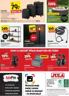 Pogląd oferty "Jula gazetka" - ważna od 04.06.2026 | Strona: 8 | Produkty: Basen, Lampa, Lodówka turystyczna, Regał