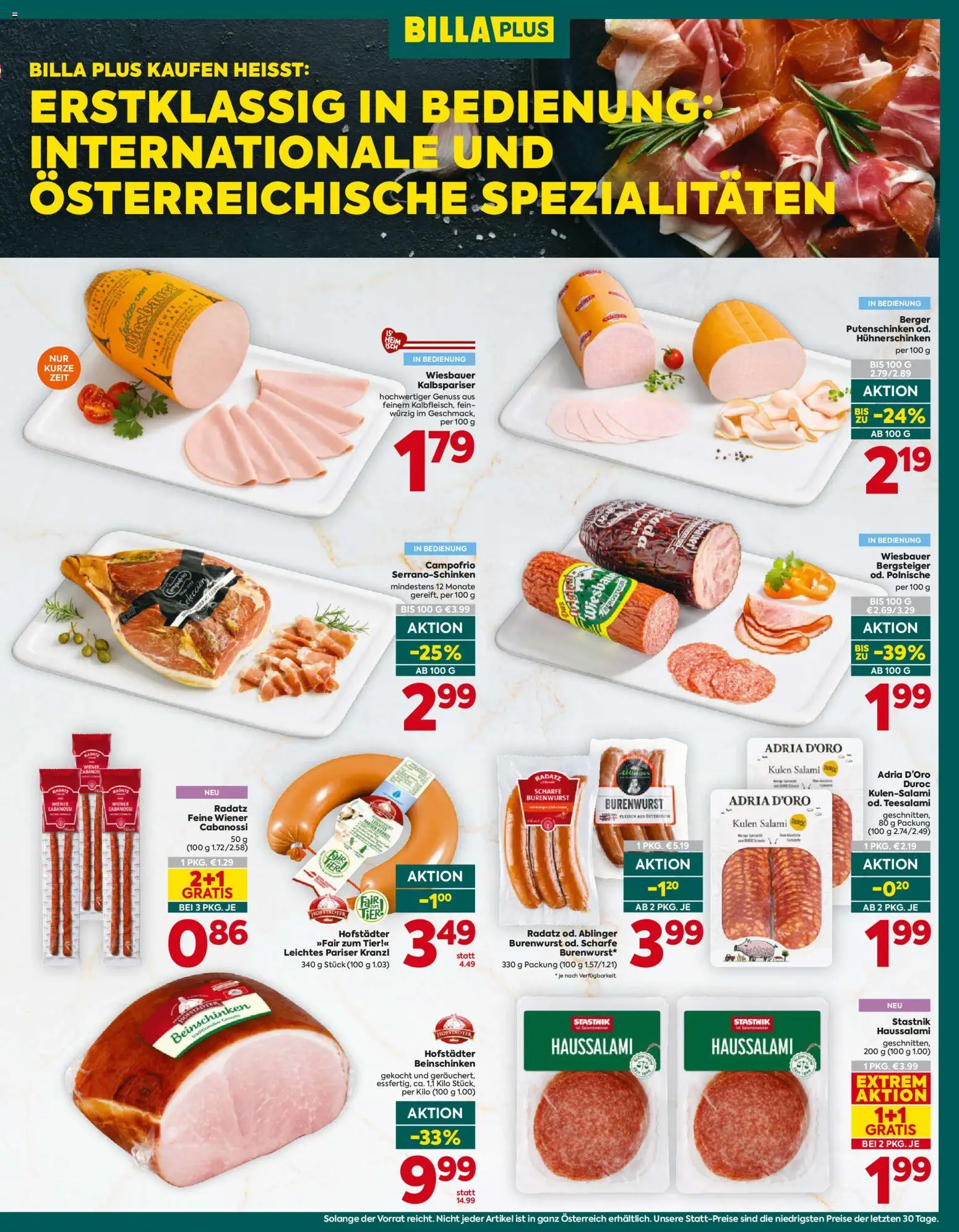 Billa Plus Flugblatt gültig ab 08.10.2026 | Seite: 9