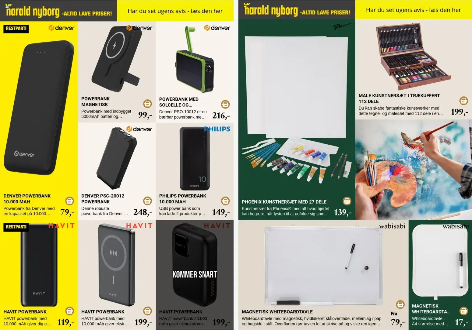 Harald Nyborg tilbudsavis – gyldig fra 14/10/2026 | Side: 15 | Produkter: Powerbank, USB, Søm, Batteri