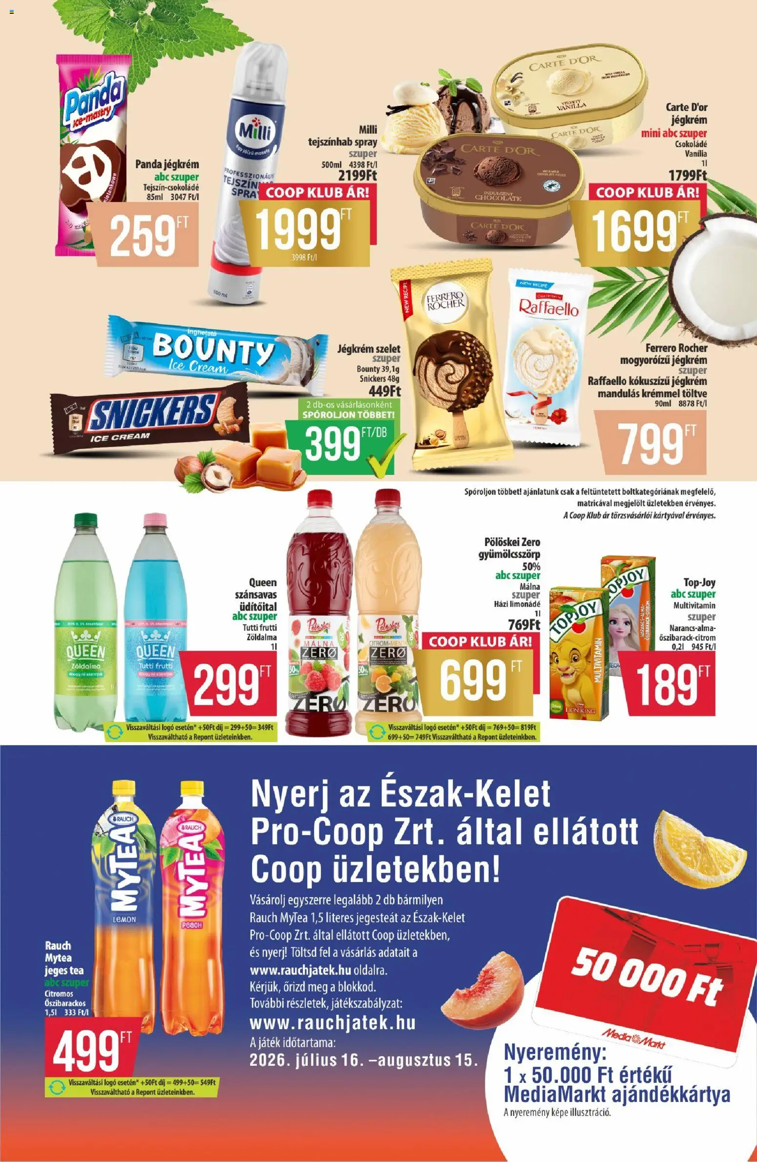 COOP akciós ujság - amely érvényes a következő dátumtól: 2026.07.16. | Oldal: 8