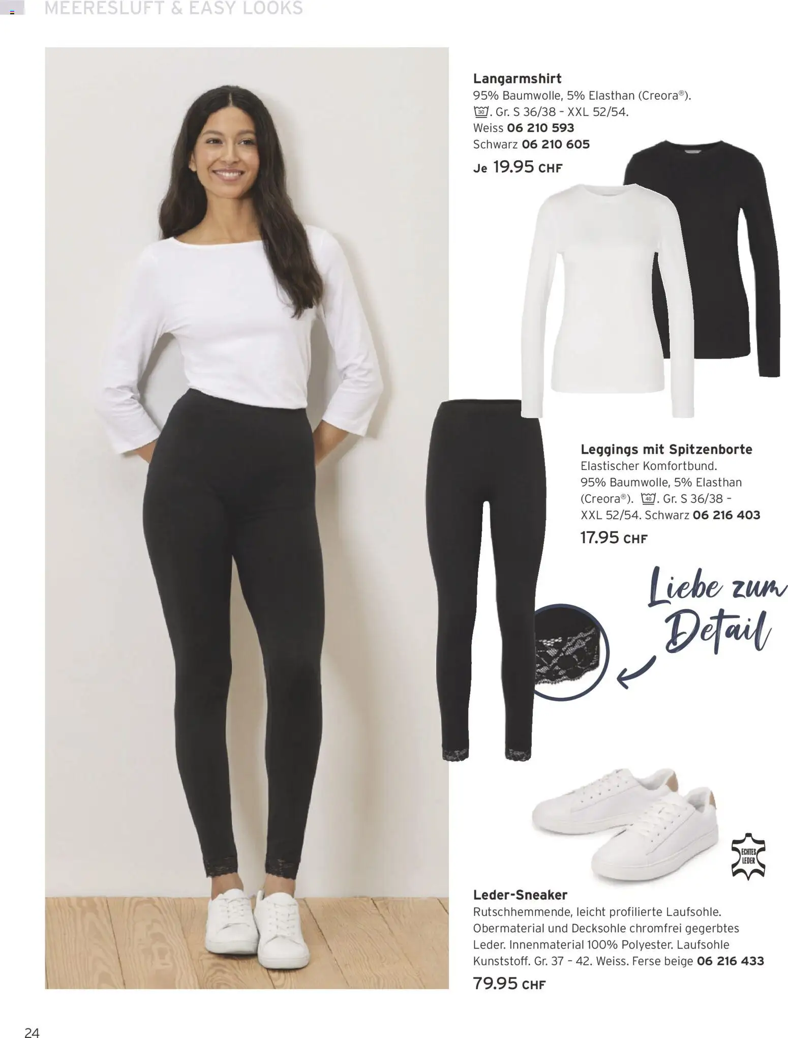 Tchibo aktionen Träume, Mut & Girlpower – gültig ab 26.06.2026 | Seite: 24 | Produkte: Leggings, Langarmshirt