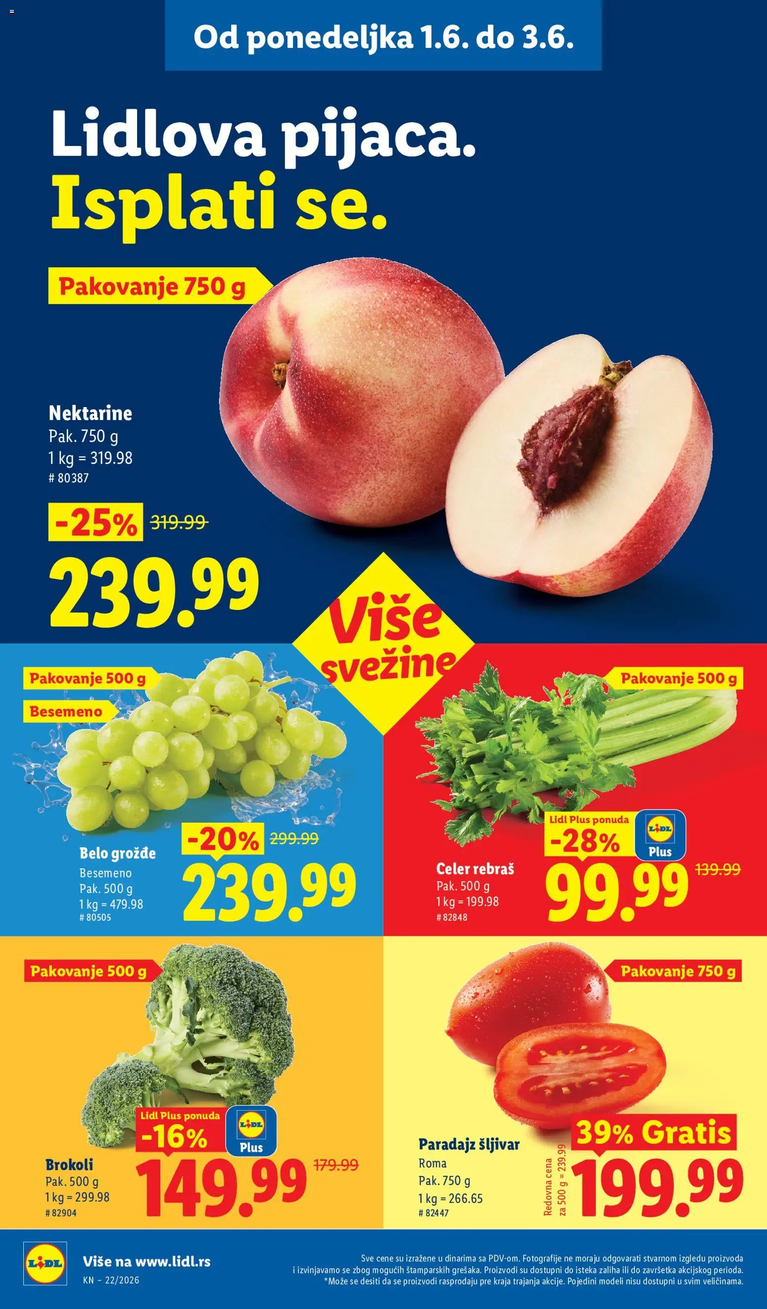 Lidl katalog - važi od 28.05.2026 | Strana: 98 | Proizvode: Kulen, Perutnina Ptuj, Šunka, Slanina