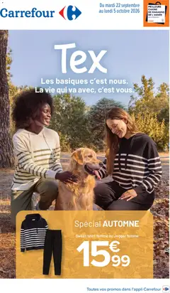 Carrefour - Prévisualisation de Carrefour Tex spécial automne valide à partir de 22/09/2026