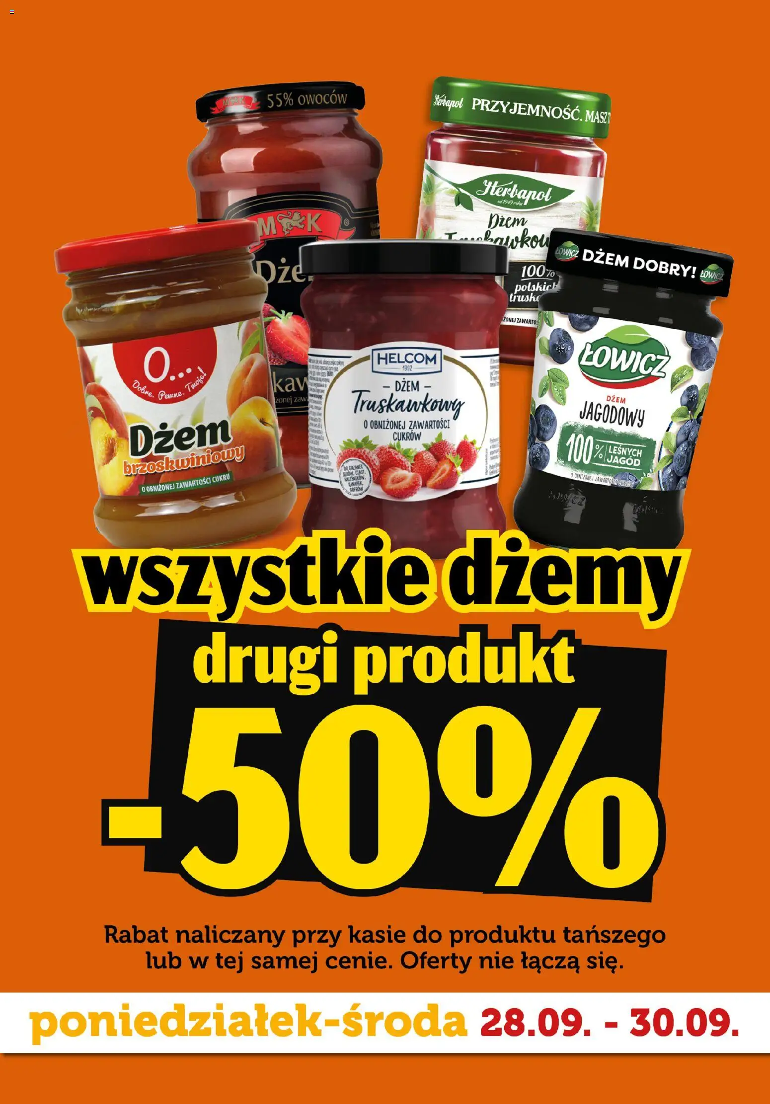 Topaz gazetka - Superstart tygodnia od 28.09.2026 | Strona: 6 | Produkty: Dżem jagodowy, Dżem