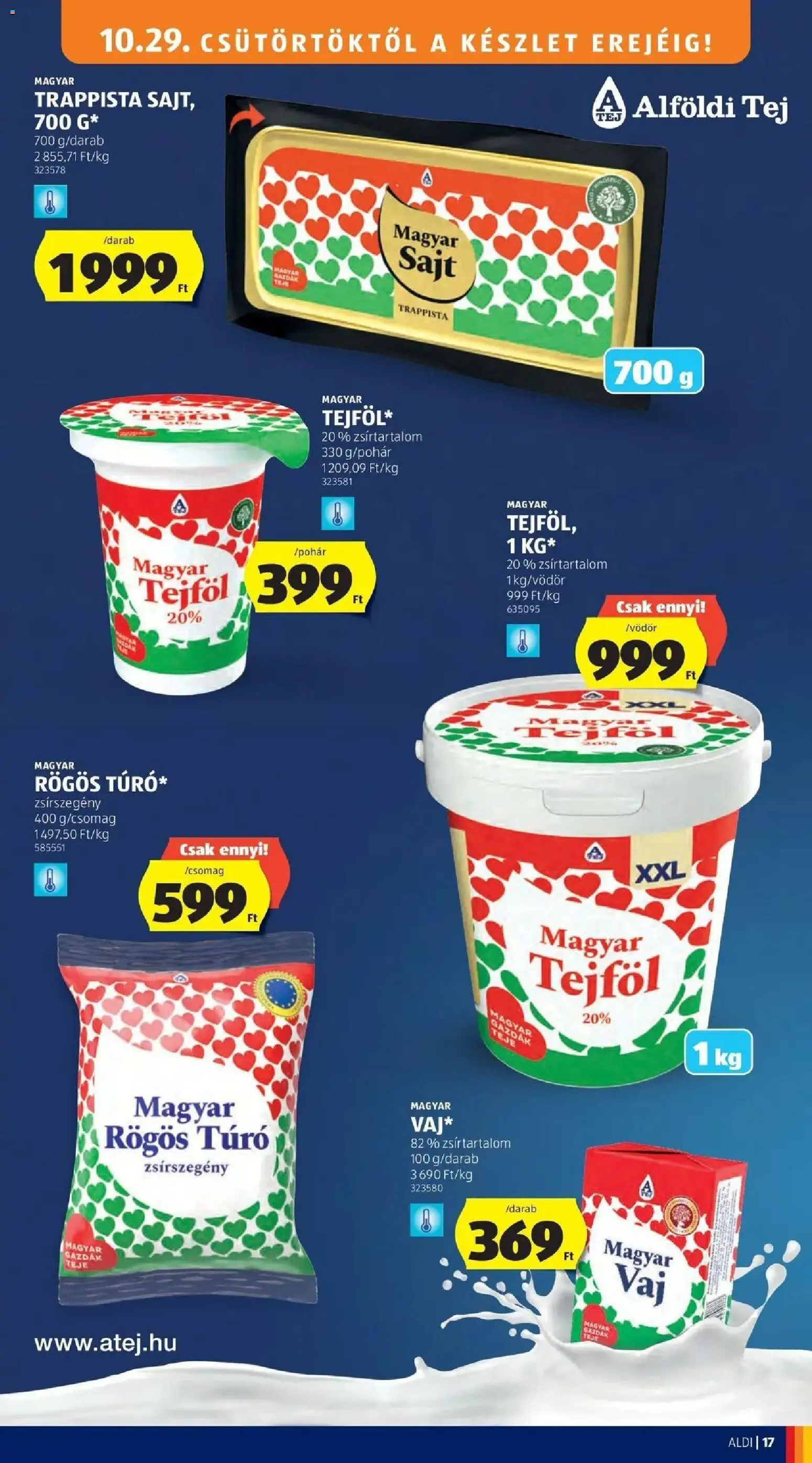 Aldi aktuális akciós újság - 2026.10.24. -tól/töl > akció, lapozható szórólap 🛍️ | Oldal: 17