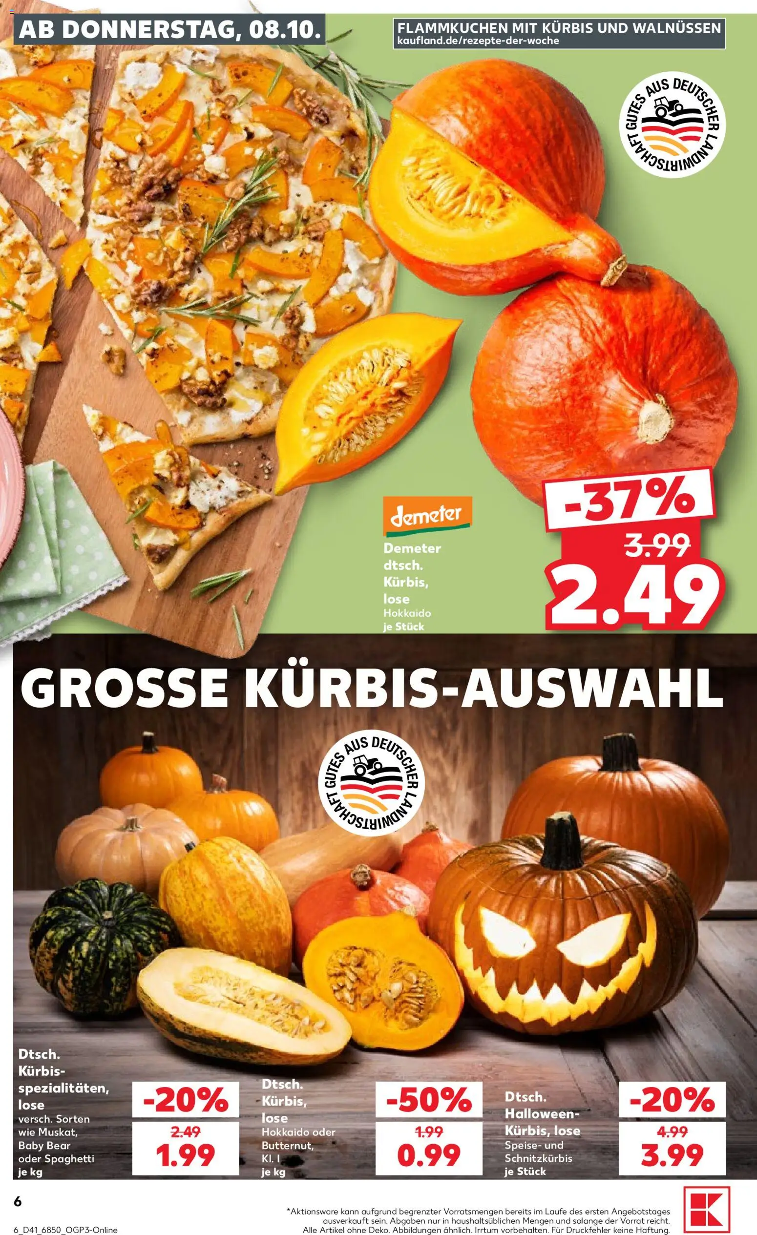 Kaufland Německo leták od 08.10.2026 | Strana: 6
