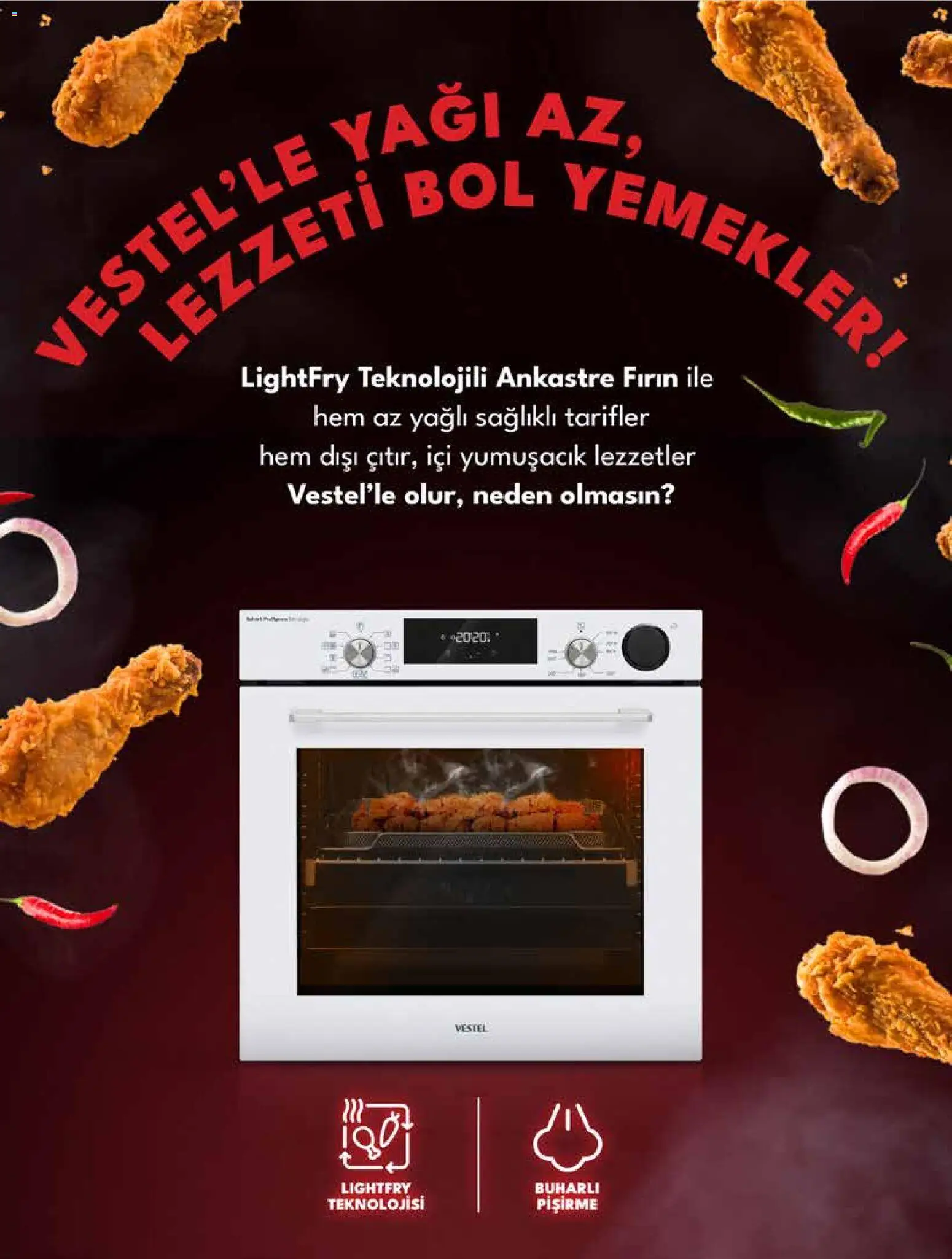 Vestel - Ankastre Ürünler - 01 Ağustos 2026 tarihinden itibaren geçerlidir | Sayfa: 6 | Ürünler: Fırın