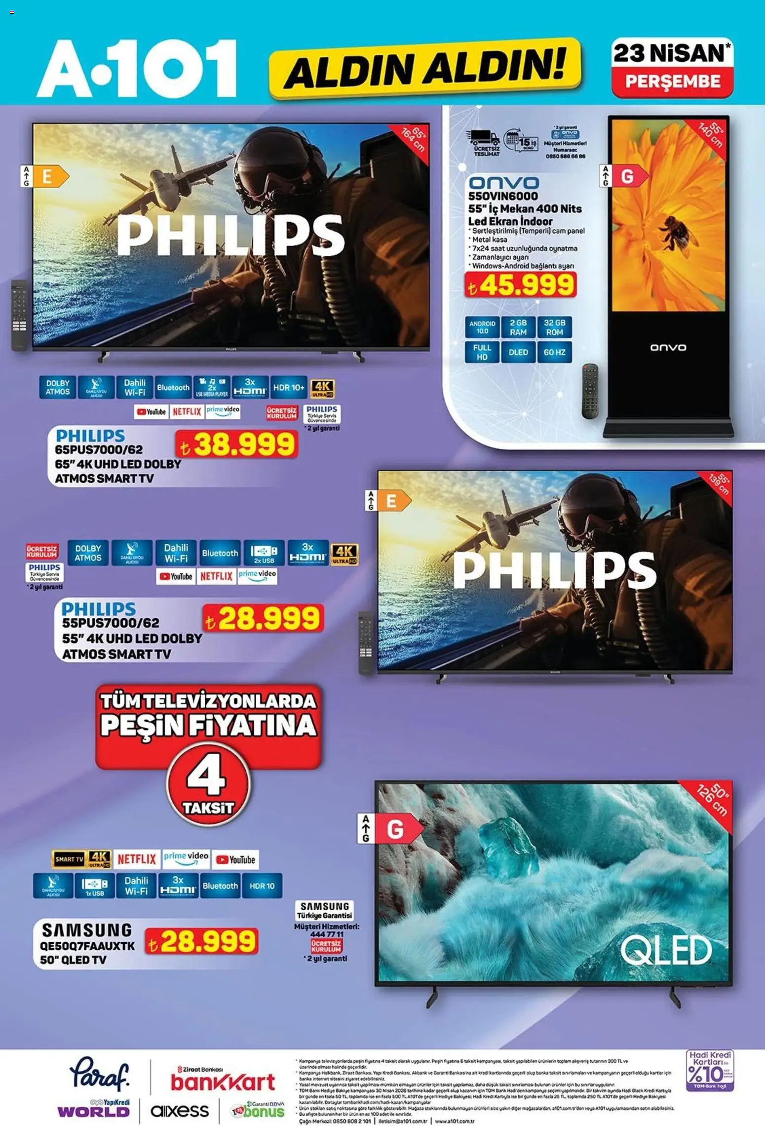 A101 - Katalog Aldın Aldın - 23.04.2026 tarihinden itibaren geçerlidir | Sayfa: 6 | Ürünler: Saat, Video, Kasa, USB