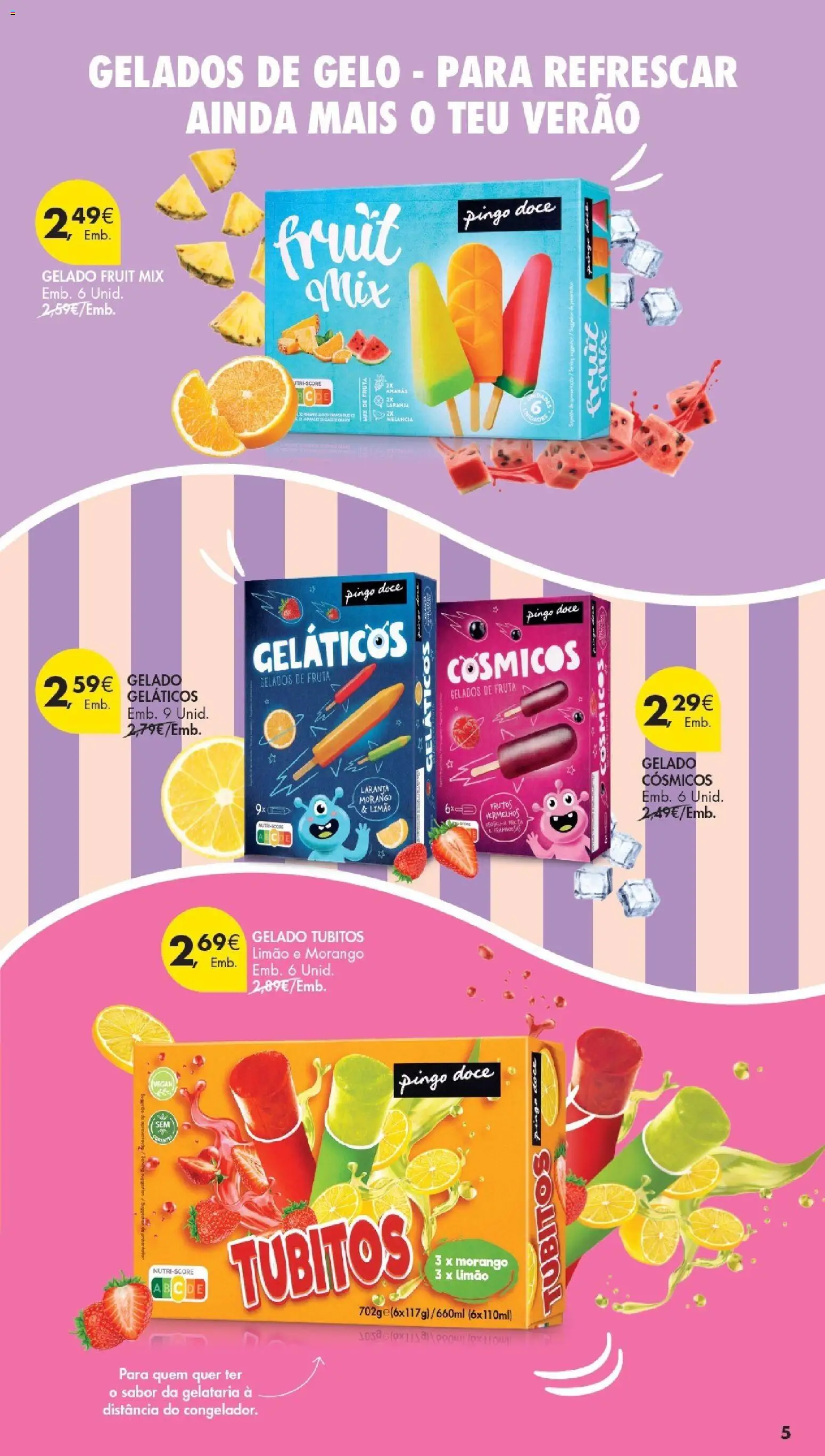 Pingo Doce Especial Gelados │ válido de 21/07/2026 | Página: 5 | Produtos: Top, Gelado, Melancia
