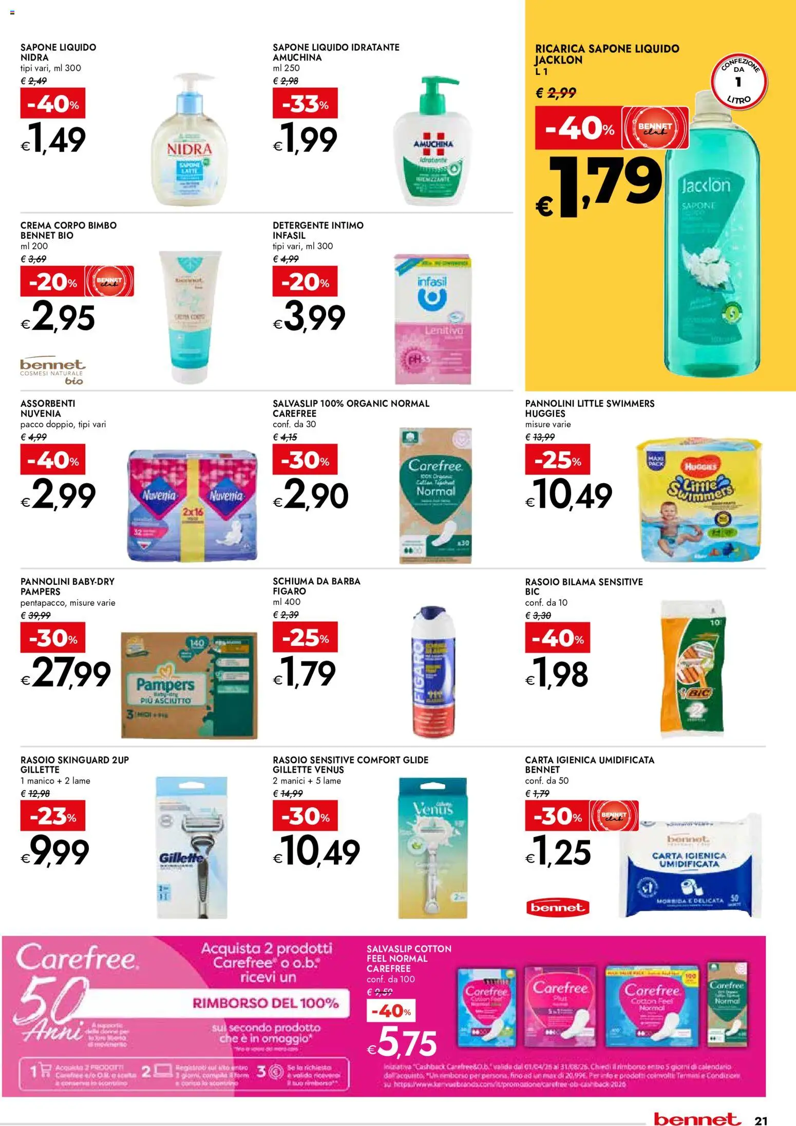 Volantino bennet del 16/07/2026 | Pagina: 21