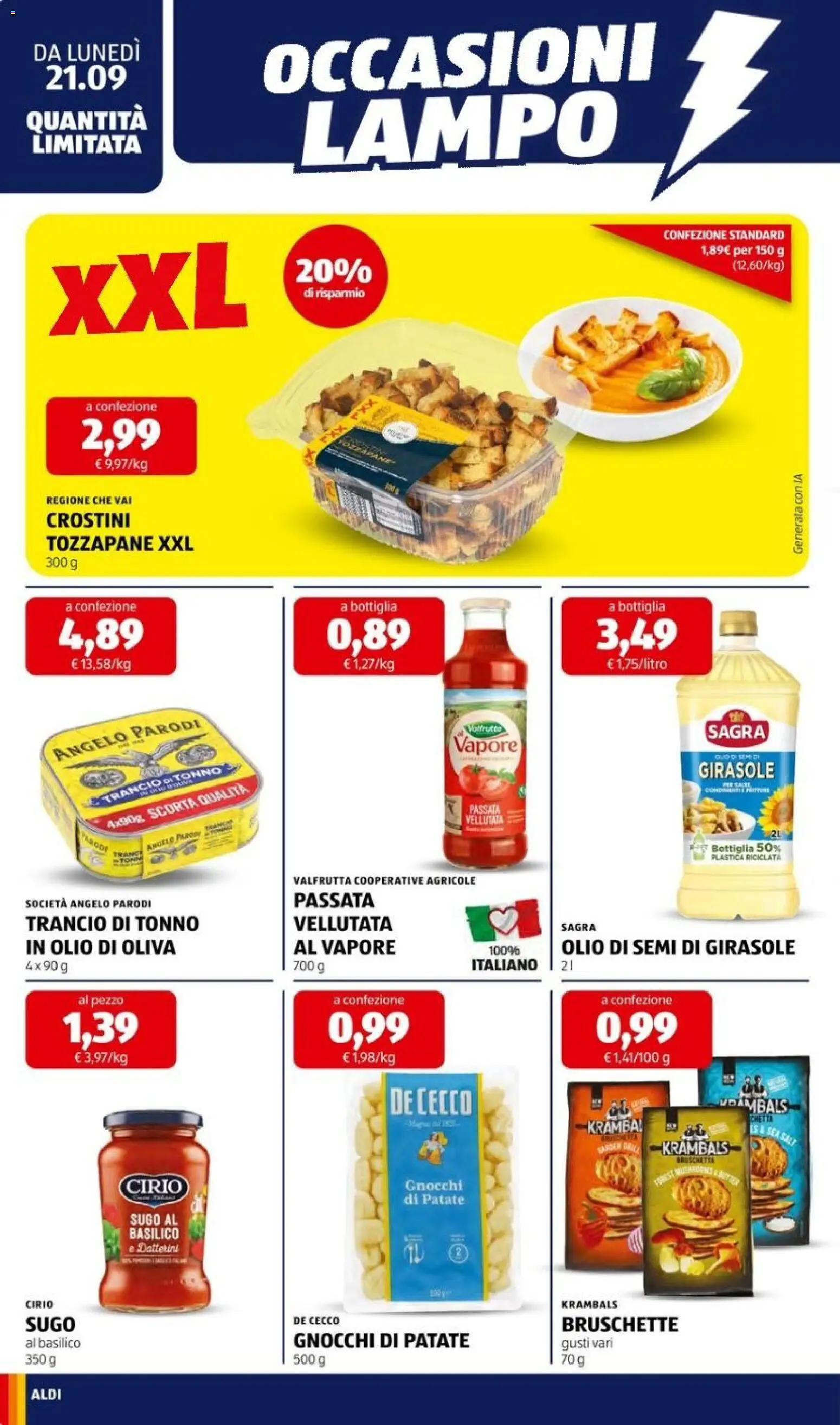 Volantino Aldi del 21/09/2026 | Pagina: 16