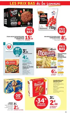 Super U - Prévisualisation de Super U catalogue valide à partir de 08/09/2026 | Page: 21 | Produits: Pizza surgelée, Sandwich, Cônes, Pizza