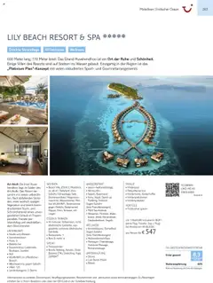 TUI Prospekt  Asien, Afrika, Orient & Indischer Ozean 2025/26 	 ab 01.11.2025 gültig | Seite: 263 | Produkte: Babybett, Wasser