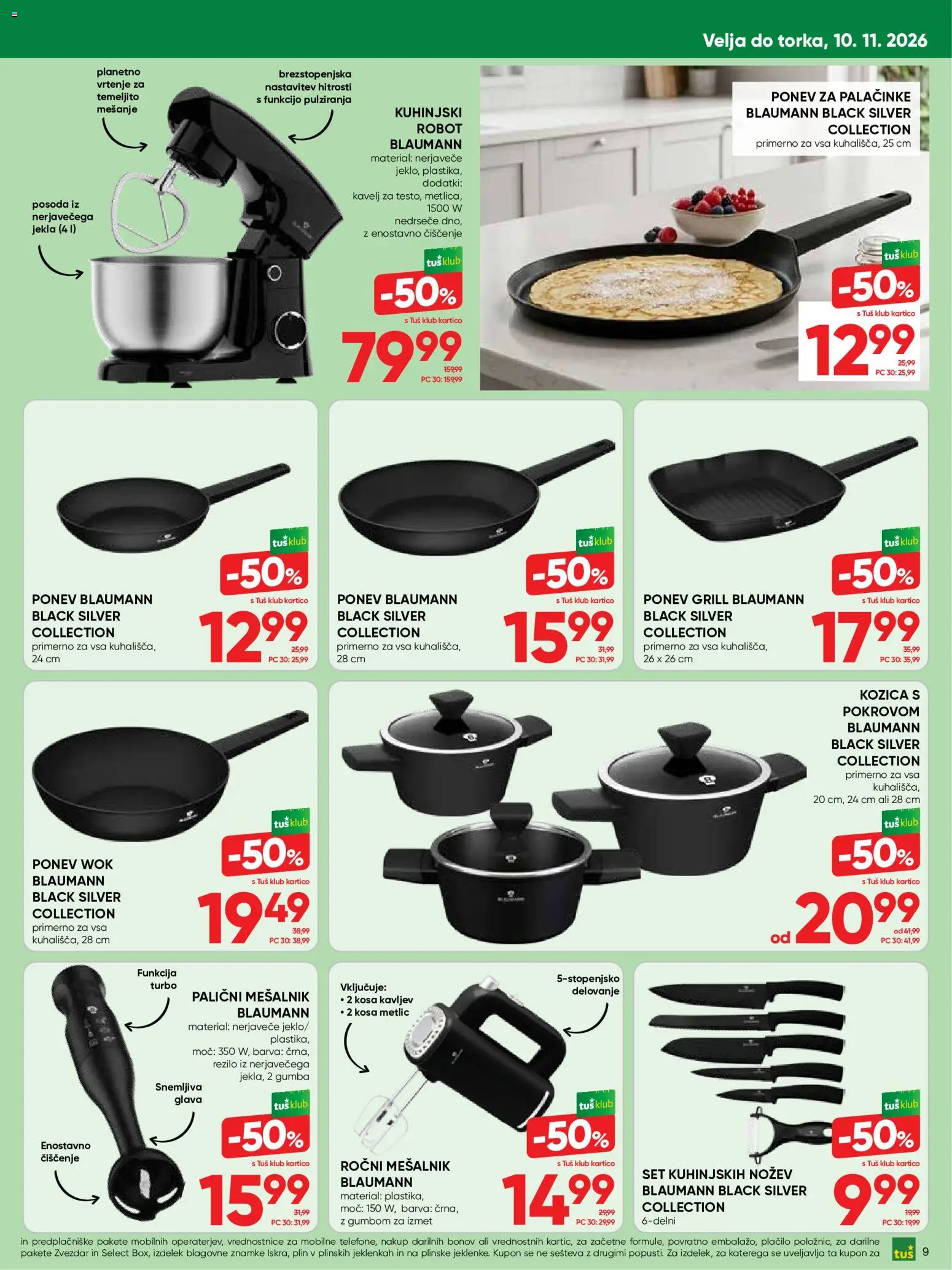 Novi Tuš katalog ponudbe – veljaven od 28.10.2026 | Stran: 9
