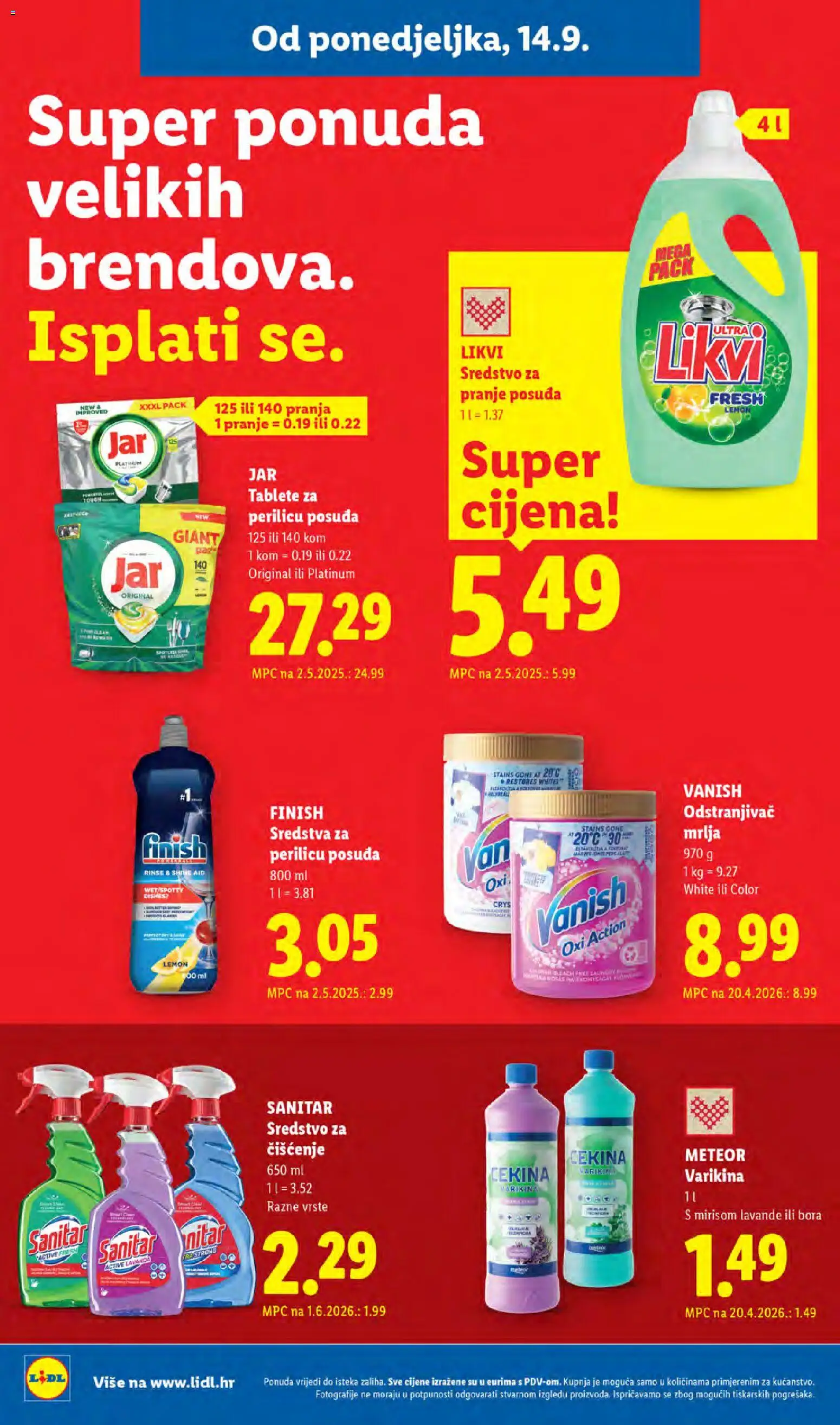 Lidl katalog | vrijedi od 14.09.2026 | Stranica: 20