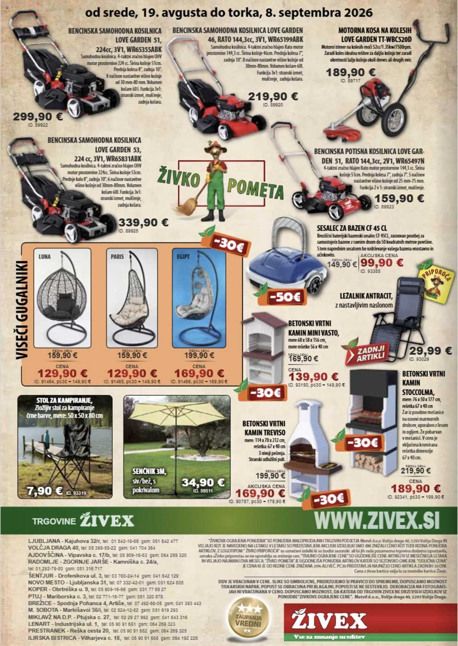 Novi Živex katalog ponudbe – veljaven od 19.08.2026 | Stran: 8