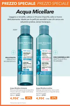 Anteprima del volantino Yves Rocher catalogo Profumo valido a partire dal 04.06.2026 | Pagina: 30 | Prodotti: Acqua micellare, Acqua, Trucco