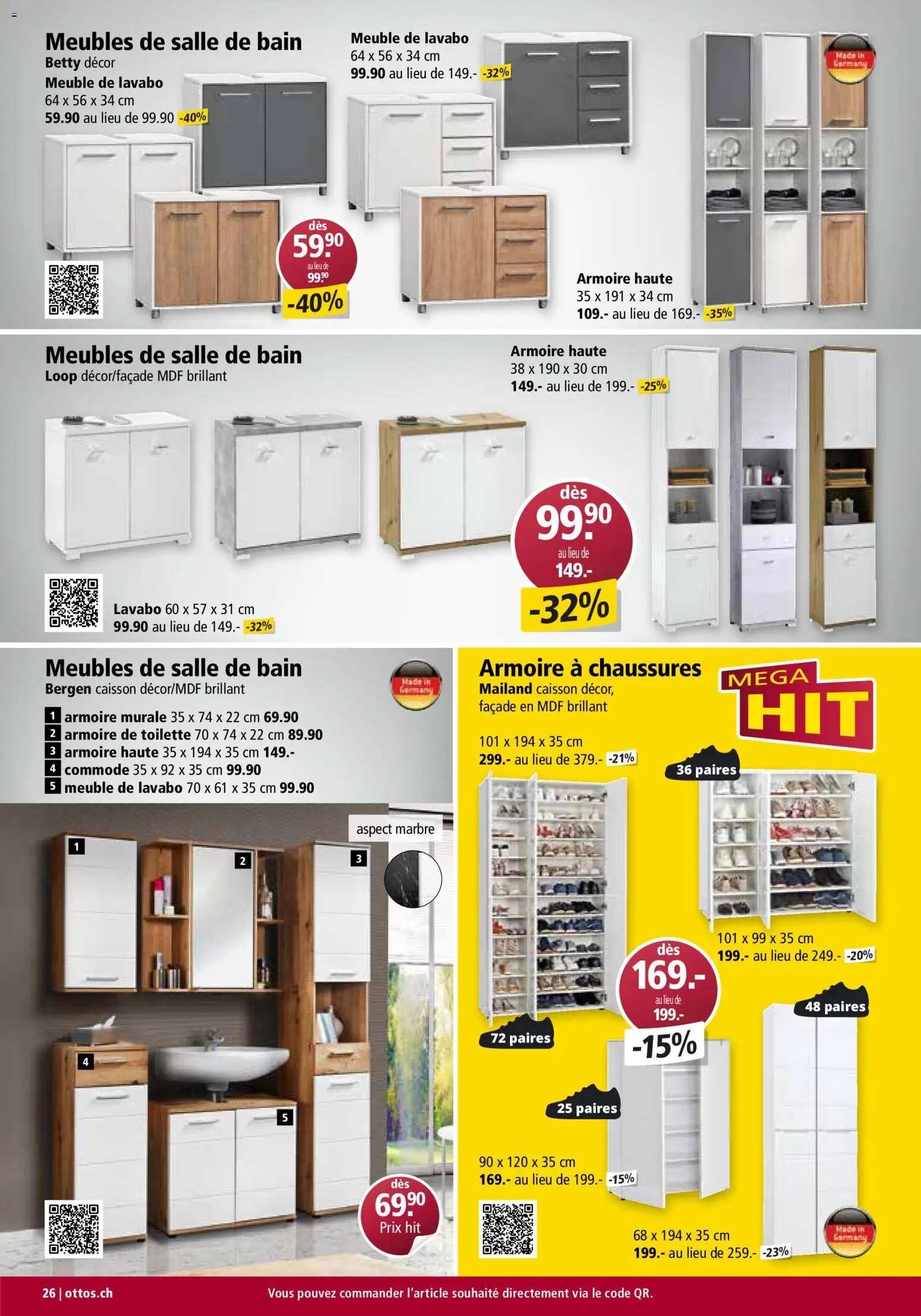 Otto's aktionen Meubles – gültig ab 01.07.2026 | Seite: 26 | Produkte: Toilette