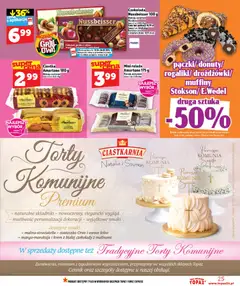Pogląd oferty "Topaz gazetka" - ważna od 30.04.2026 | Strona: 25 | Produkty: Czekolady, Czekolada, Krem, Owoce