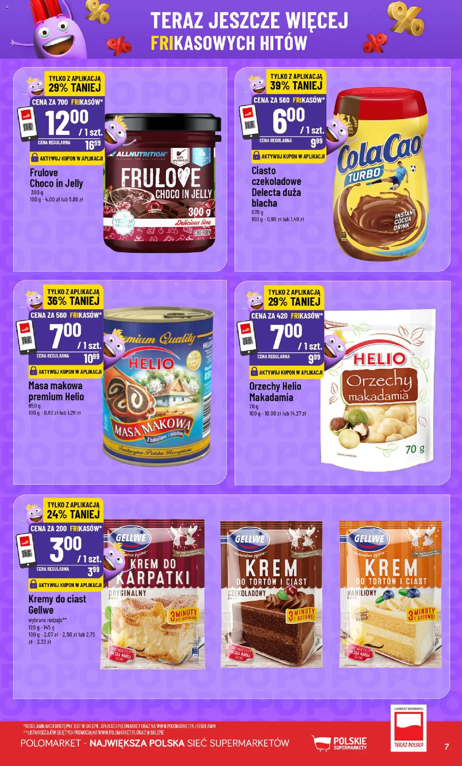 POLOmarket gazetka - Frikasowe Hity od 06.05.2026 | Strona: 7 | Produkty: Masa makowa, Ciasto, Orzechy, Krem