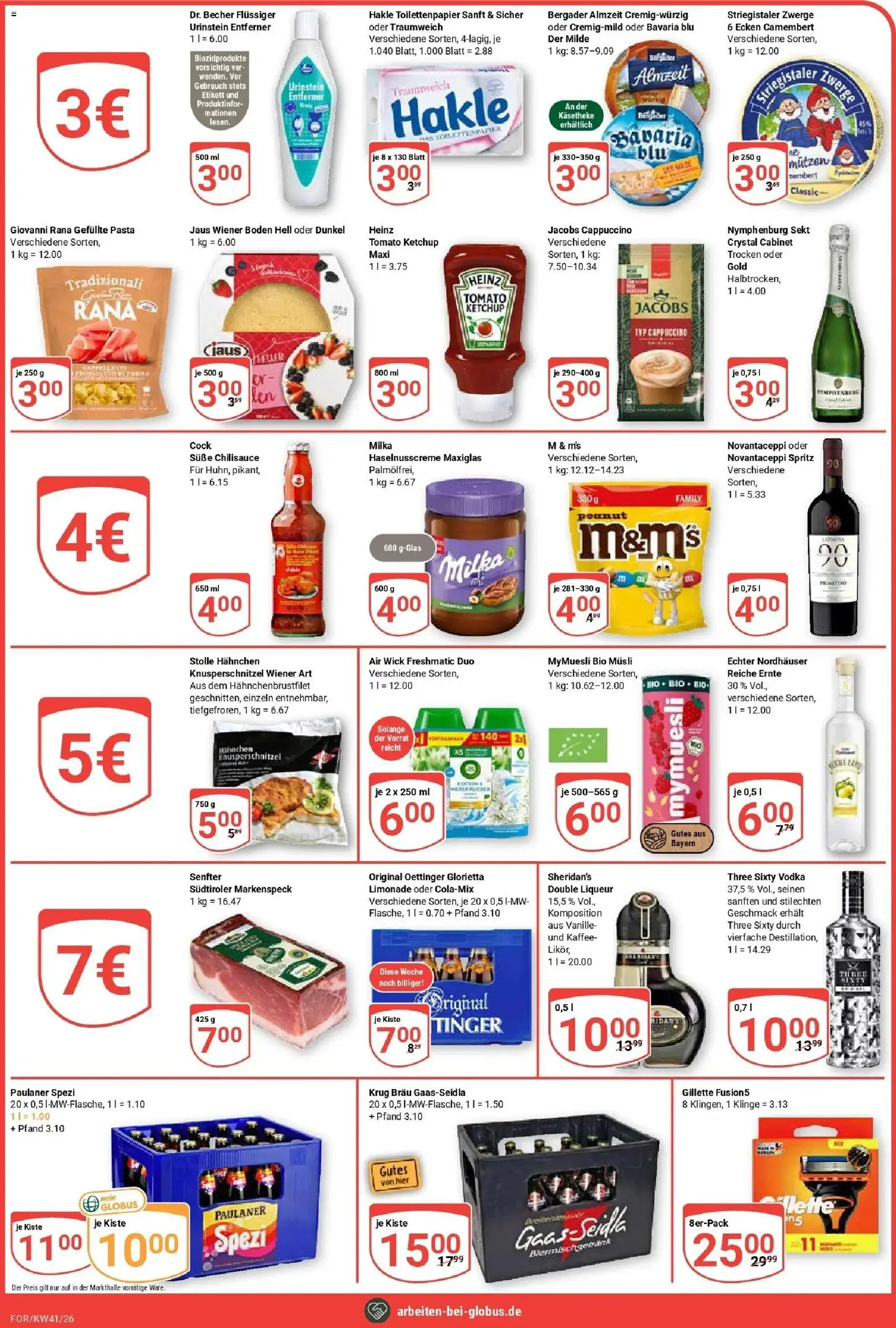 Globus Prospekt Forchheim (ab 05.10.2026) » Angebote online | Seite: 16 | Produkte: Kaffee, Limonade, M&M's, Paulaner