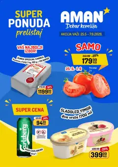 Aman katalog - pregled Aman kataloga - važi od 25.05.2026