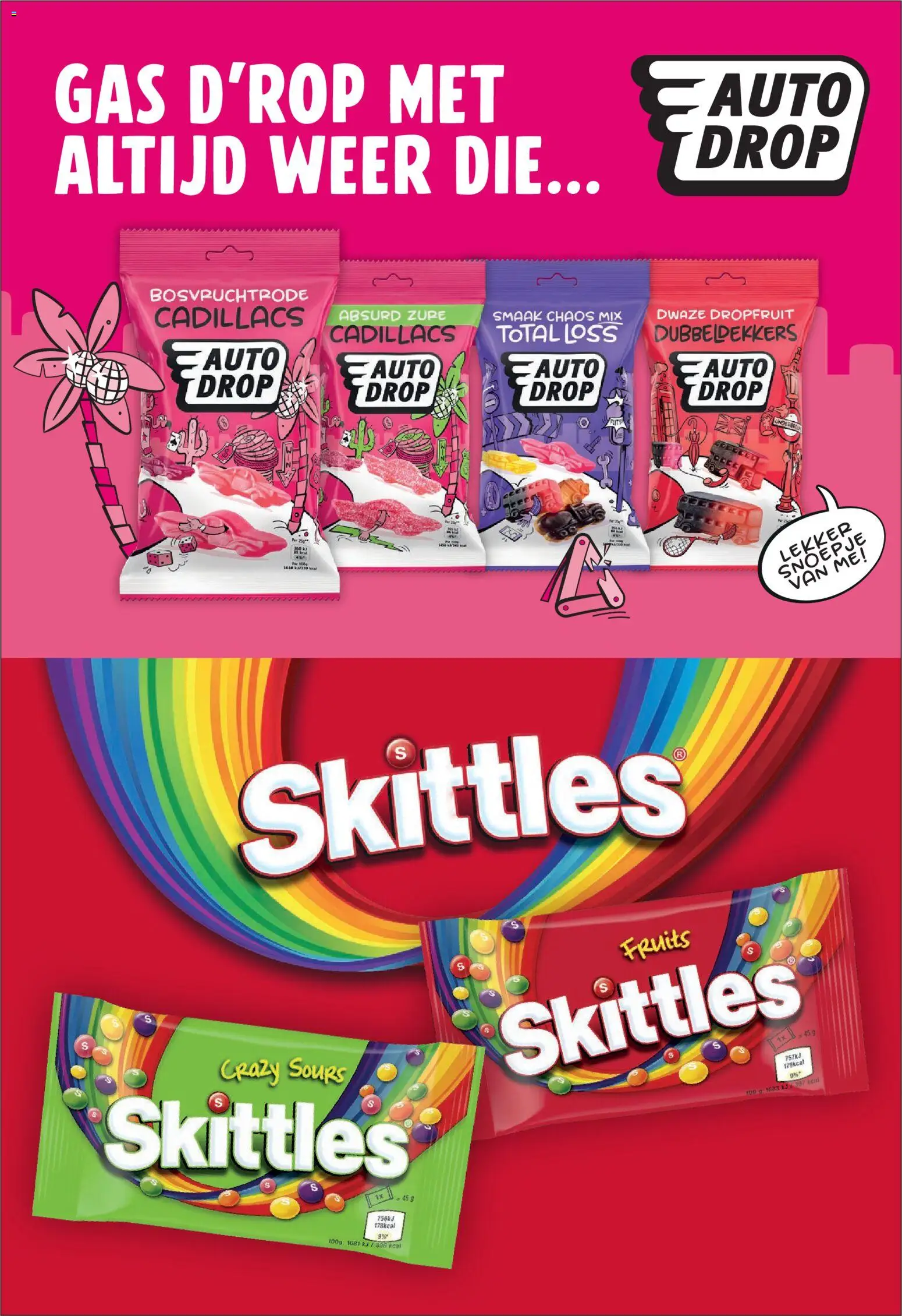 {H1} | Pagina: 58 | Producten: Skittles