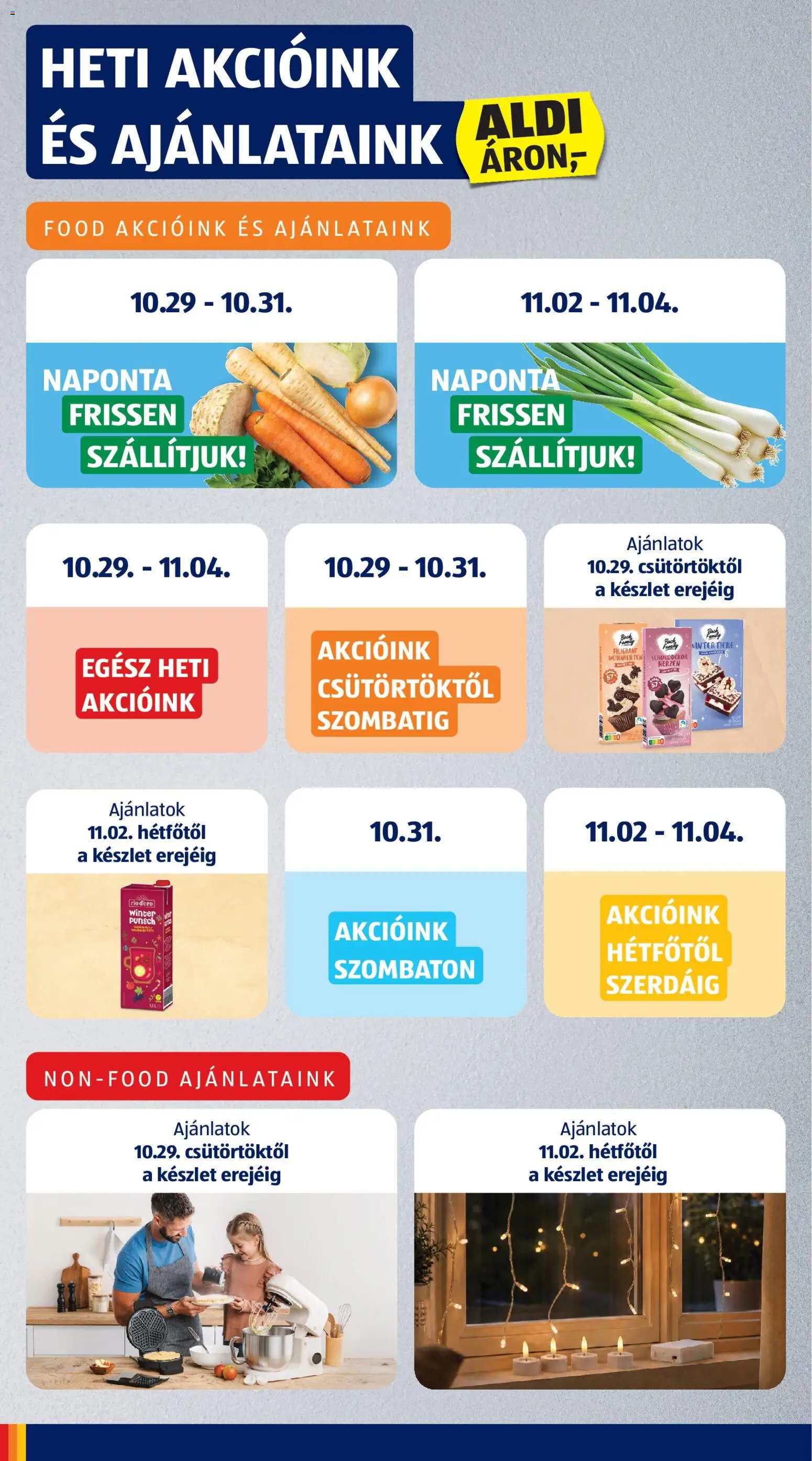 Aldi akciós ujság - amely érvényes a következő dátumtól: 2026.10.29. | Oldal: 4