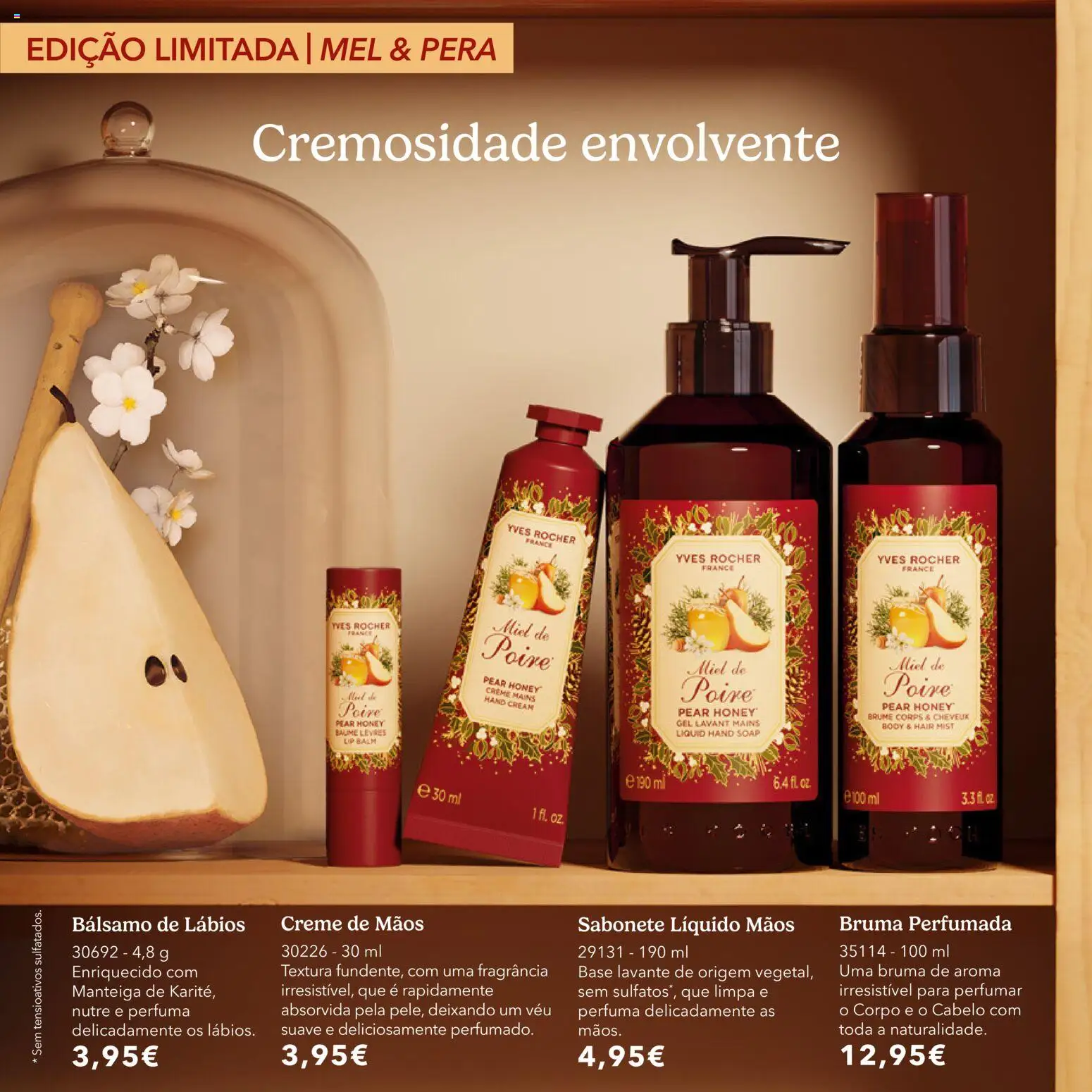 Yves Rocher Catálogo de natal │ válido de 21/10/2026 | Página: 8 | Produtos: Sabonete líquido, Sabonete, Mel, Creme