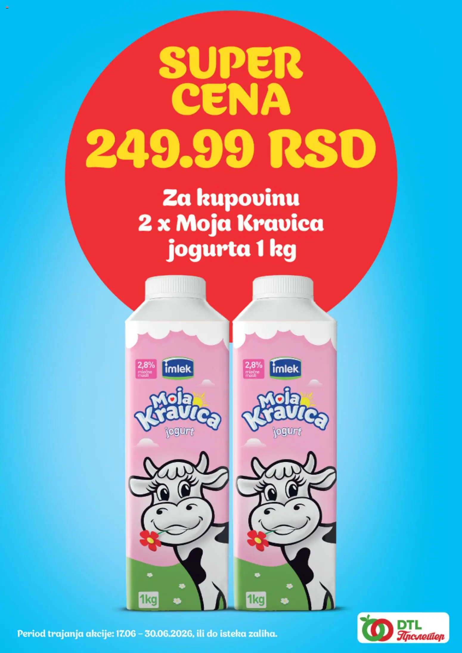 Metalac Proleter katalog - važi od 17.06.2026 | Strana: 1 | Proizvode: Moja kravica, Jogurt