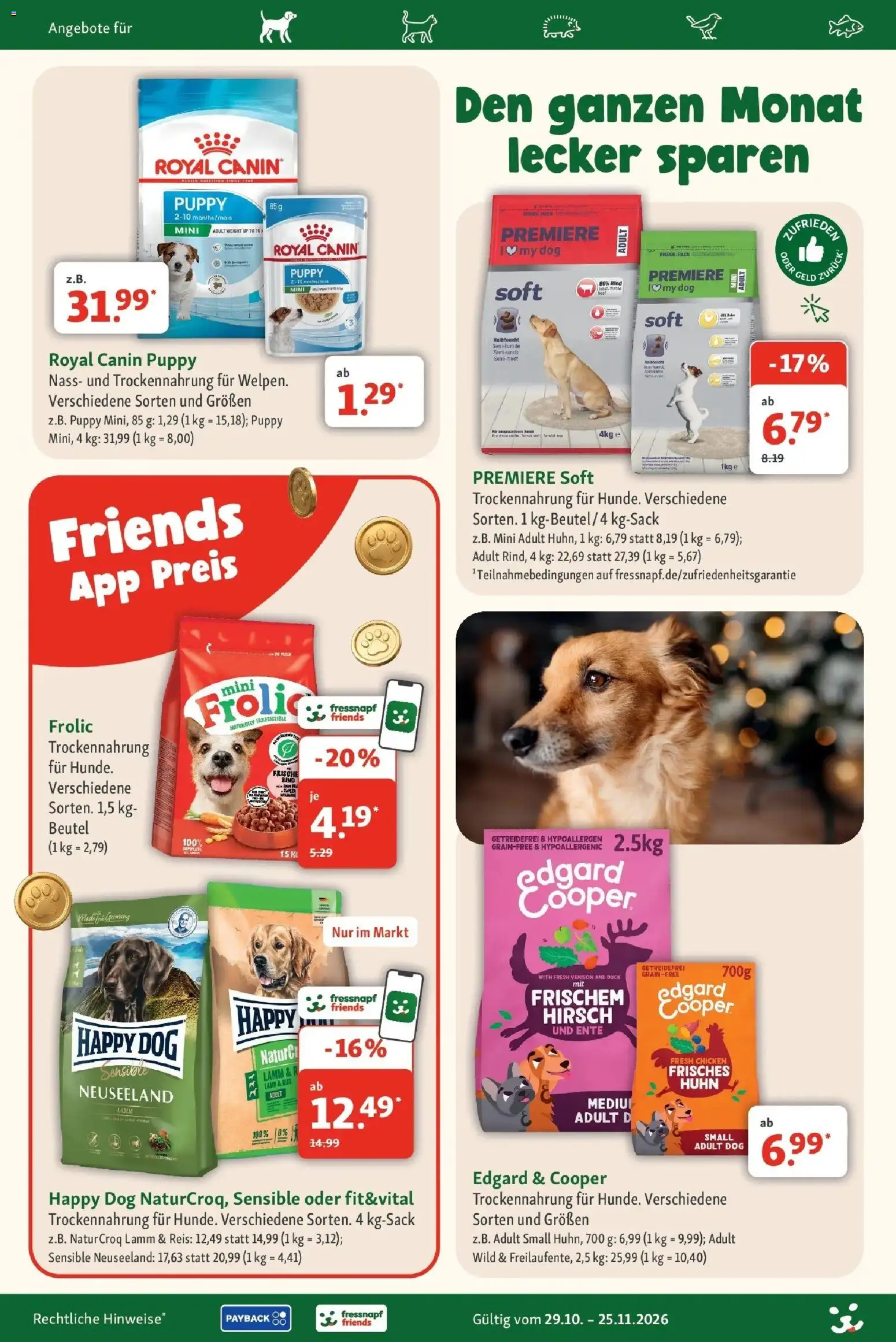 Fressnapf - Fressnapf: Tierisch viel Weihnachten schon den ganzen November (ab 29.10.2026) zum Blättern | Seite: 16 | Produkte: Reis, Ente